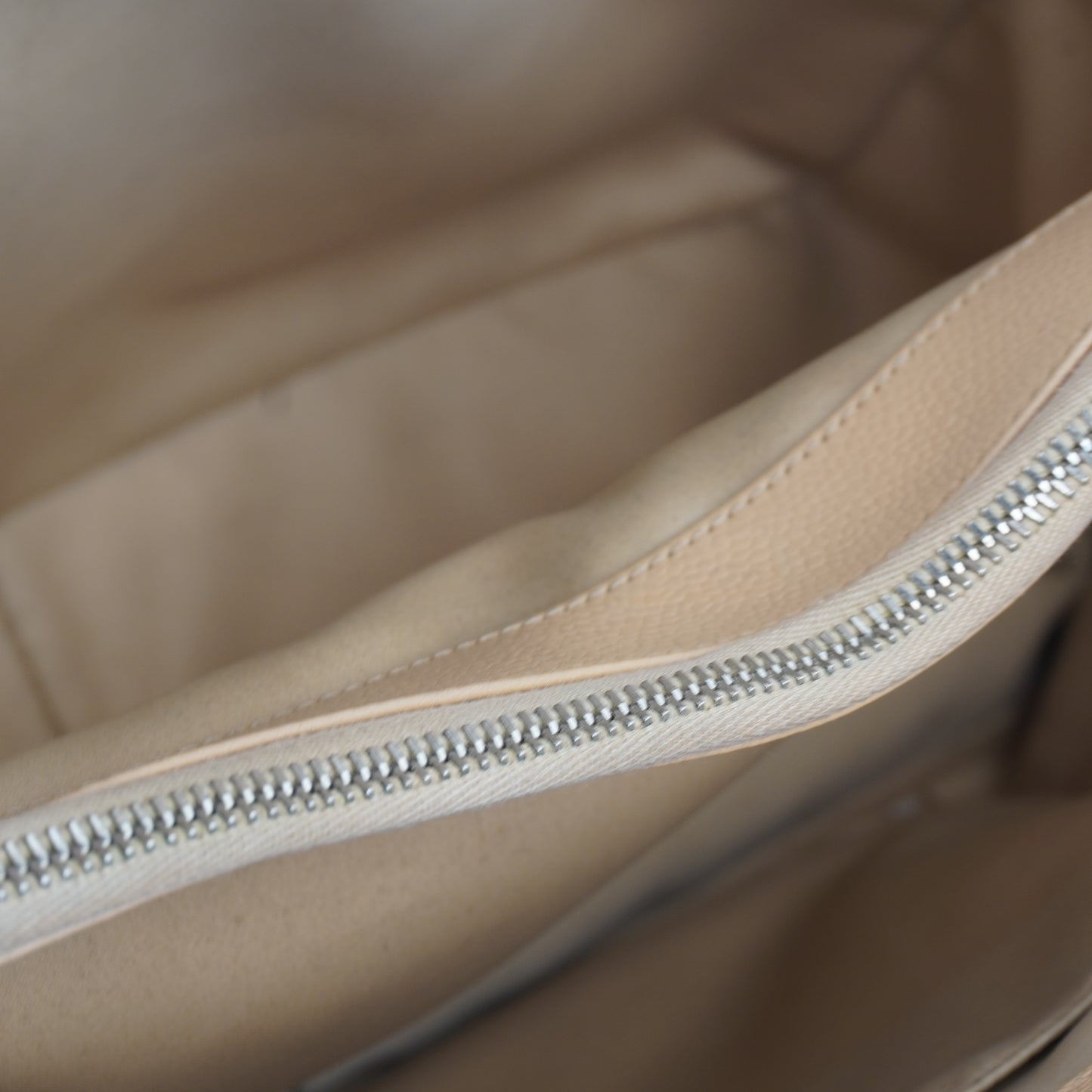 Chanel GST Beige Silver Hardware