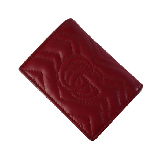 Gucci Quilted Wallet Red