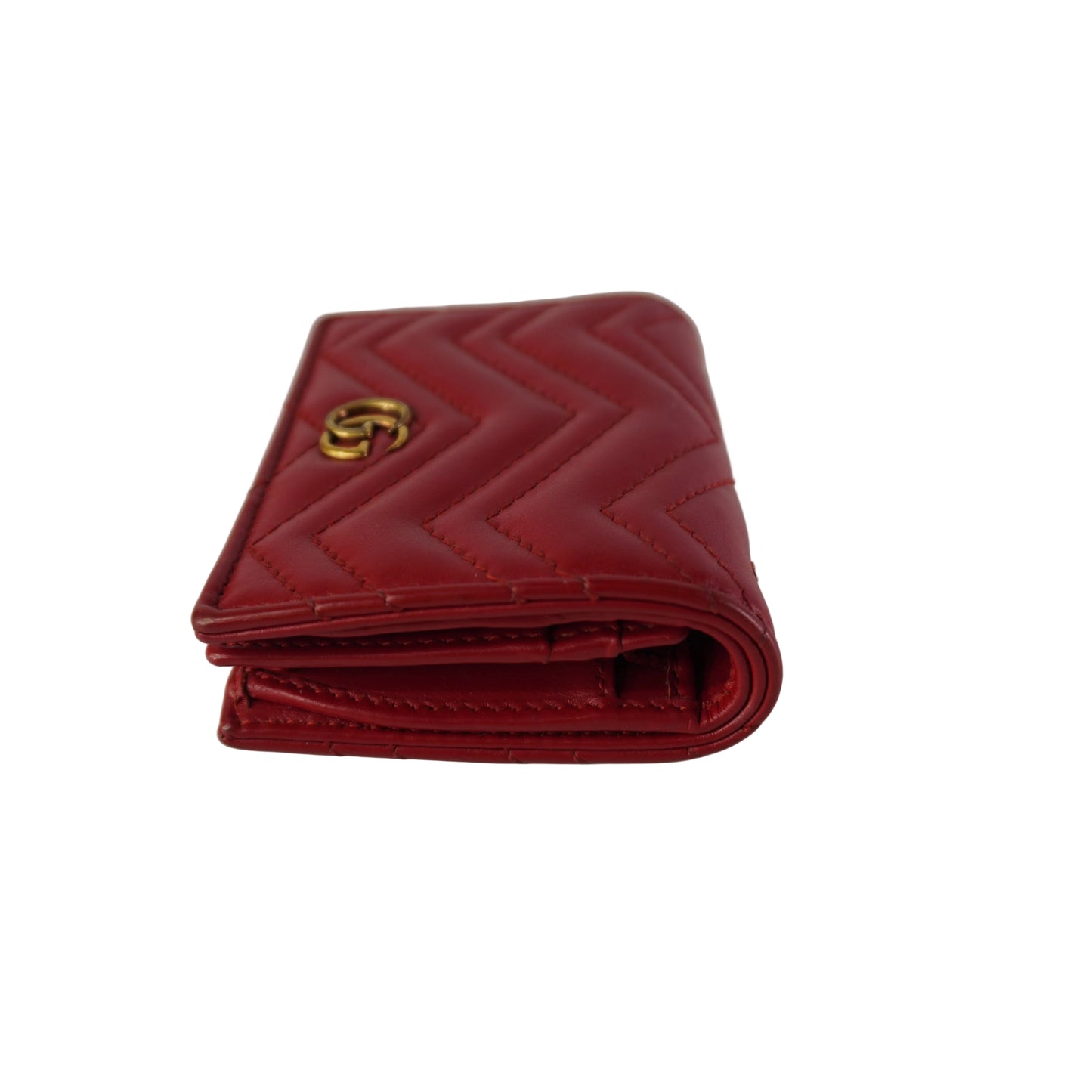 Gucci Quilted Wallet Red