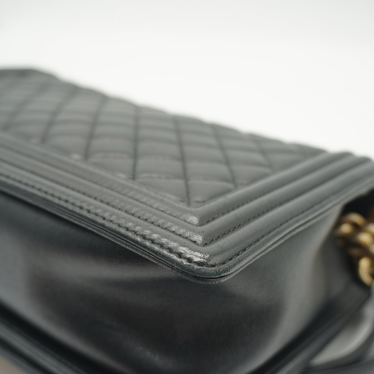 Chanel	Leboy Medium Lambskin Black GHW