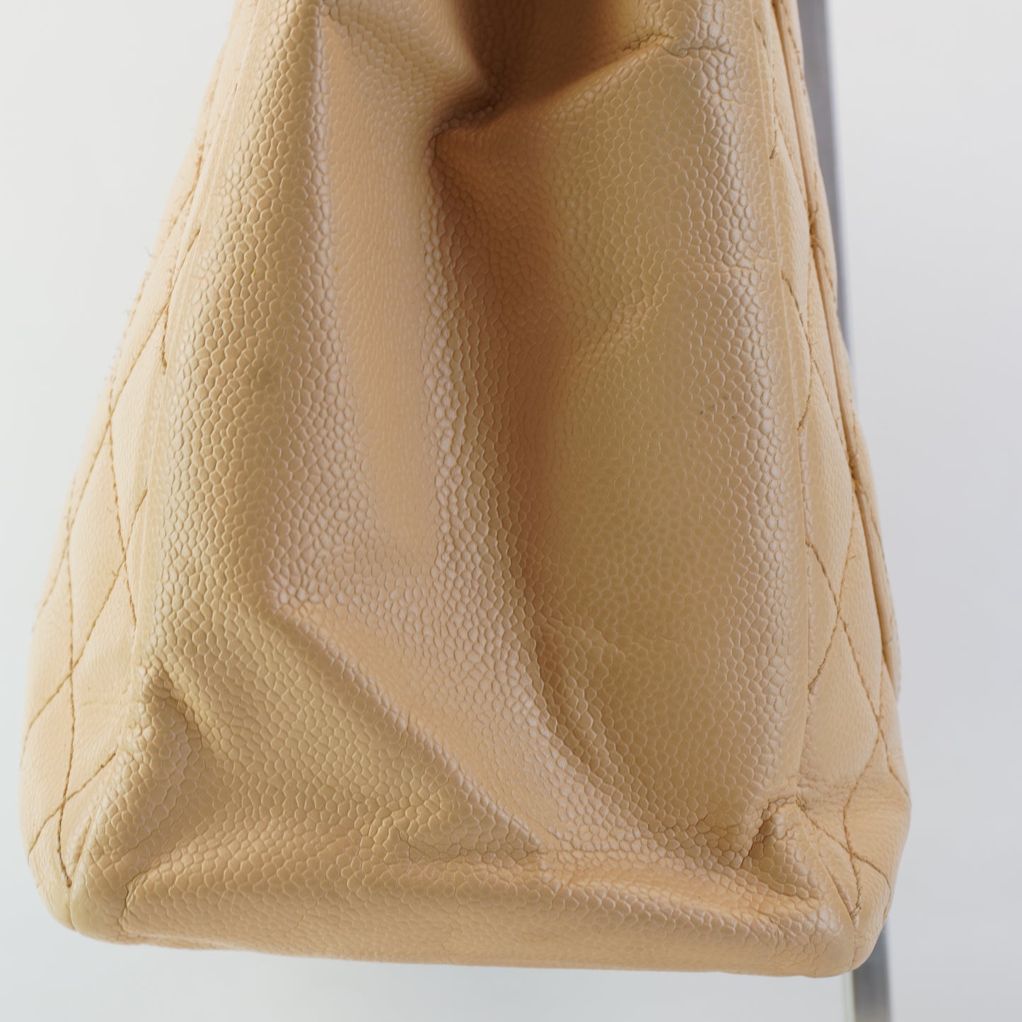 Chanel GST Beige Silver Hardware