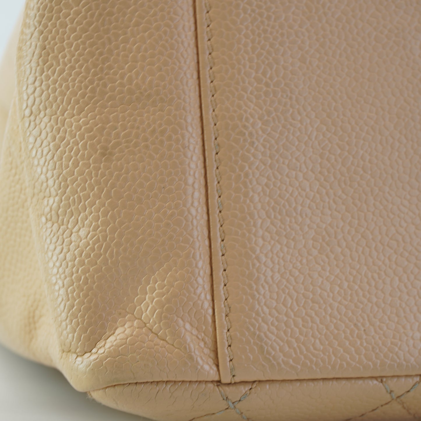 Chanel GST Beige Silver Hardware