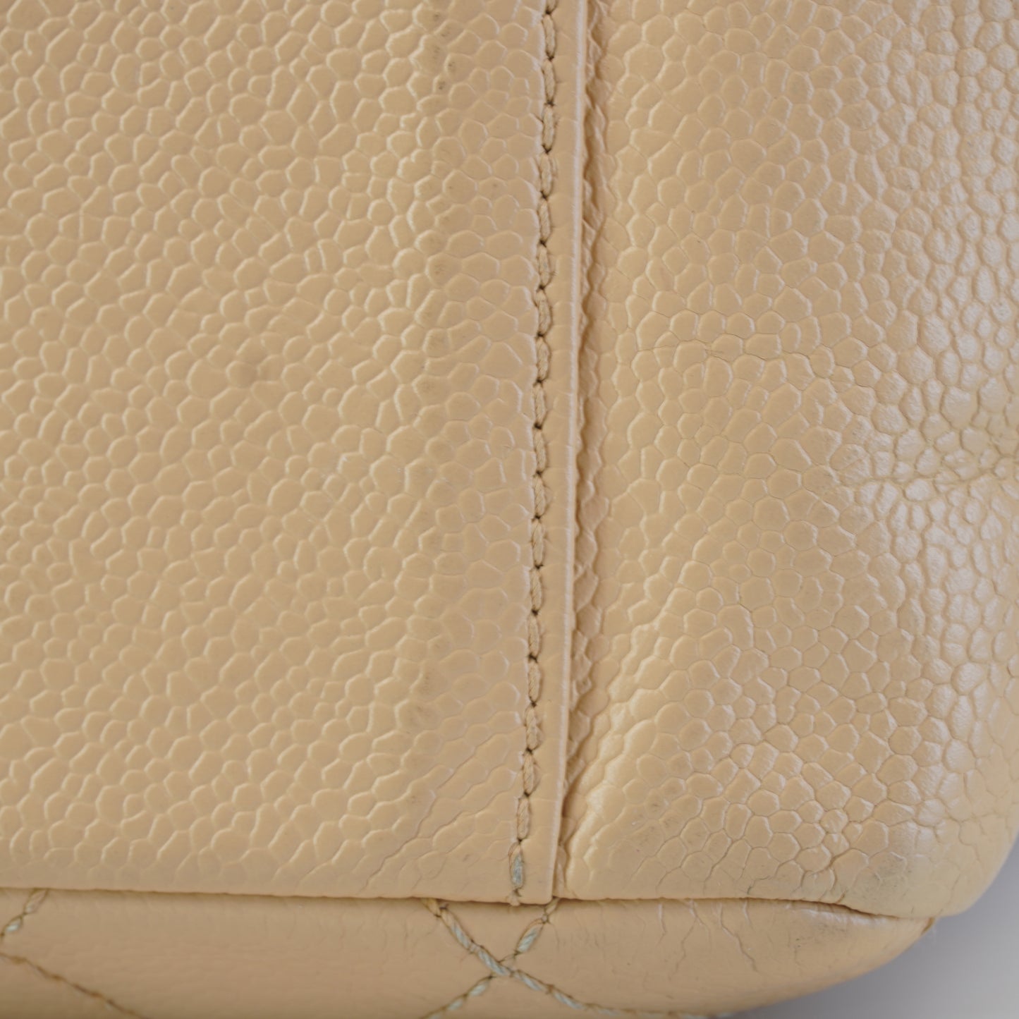 Chanel GST Beige Silver Hardware