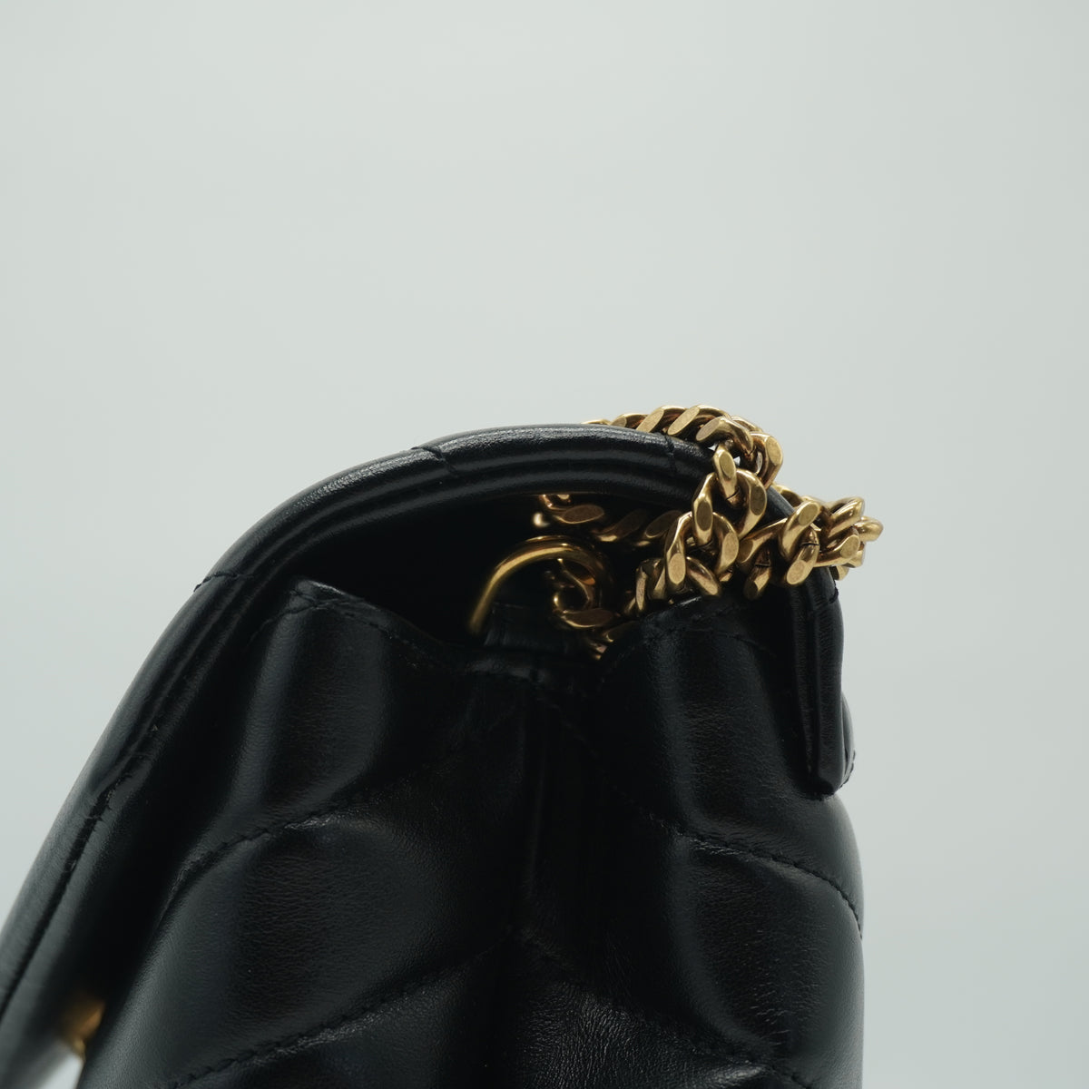 YSL	Lou Lou Shoulder Black Bag Small GHW