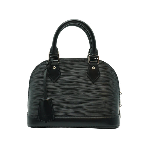 Louis Vuitton Alma BB Epi in Black SHW