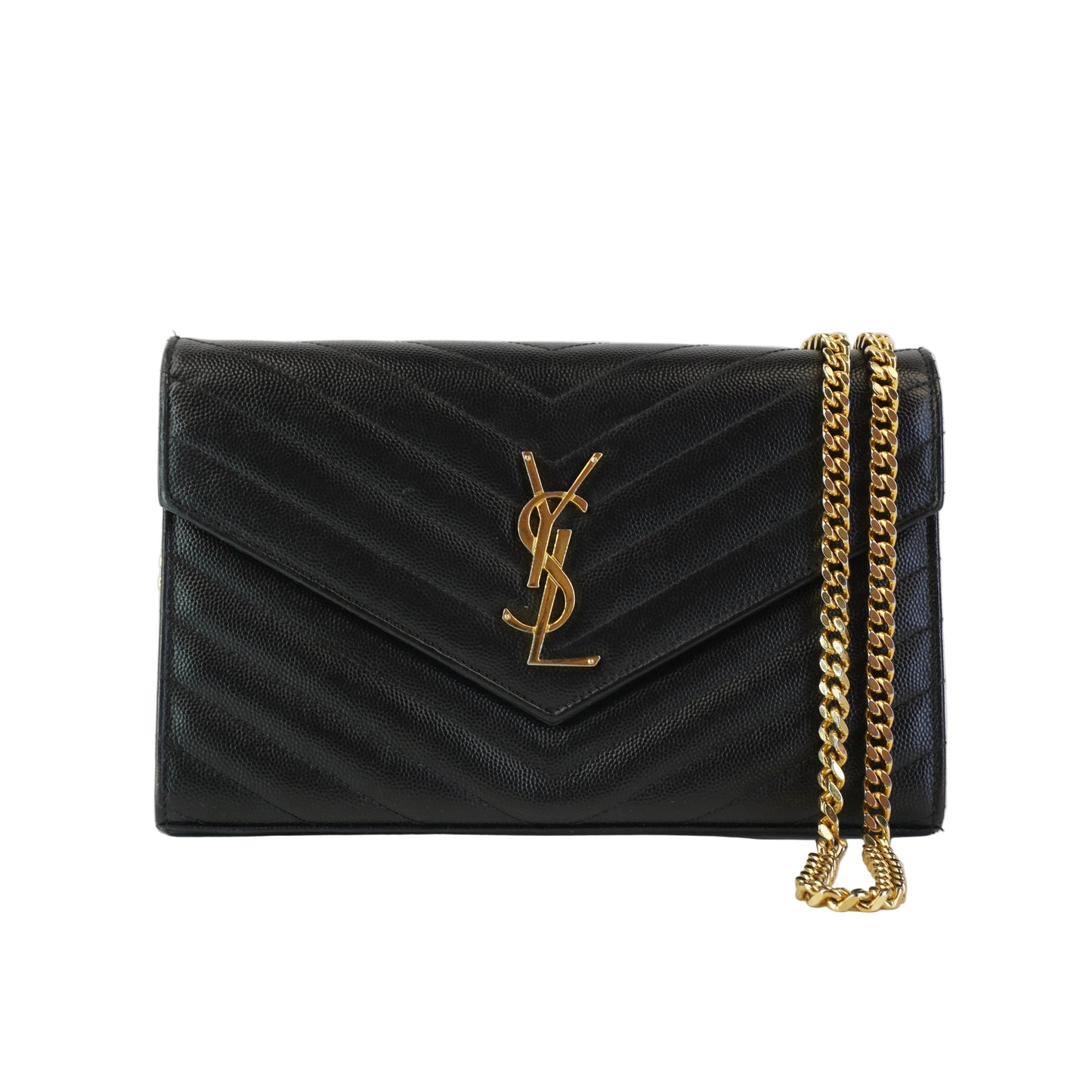 YSL	Cassandre Matelasse WOC Black