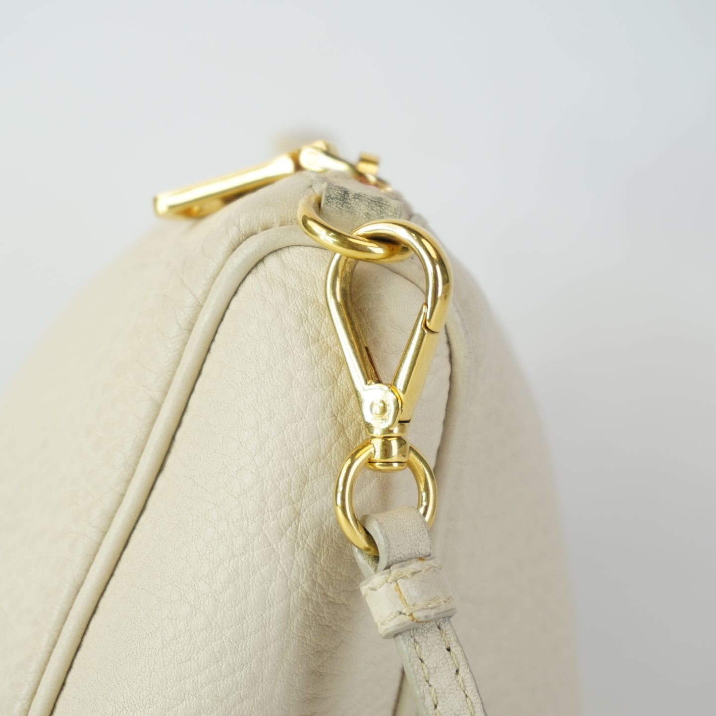Prada Vitello Daino Pochette GHW Small