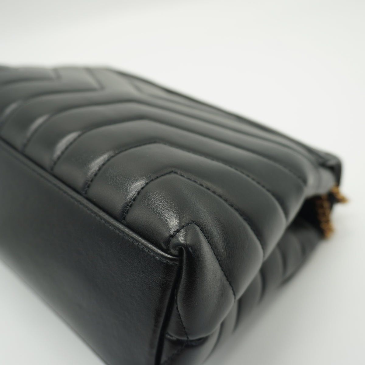YSL	Lou Lou Shoulder Black Bag Small GHW