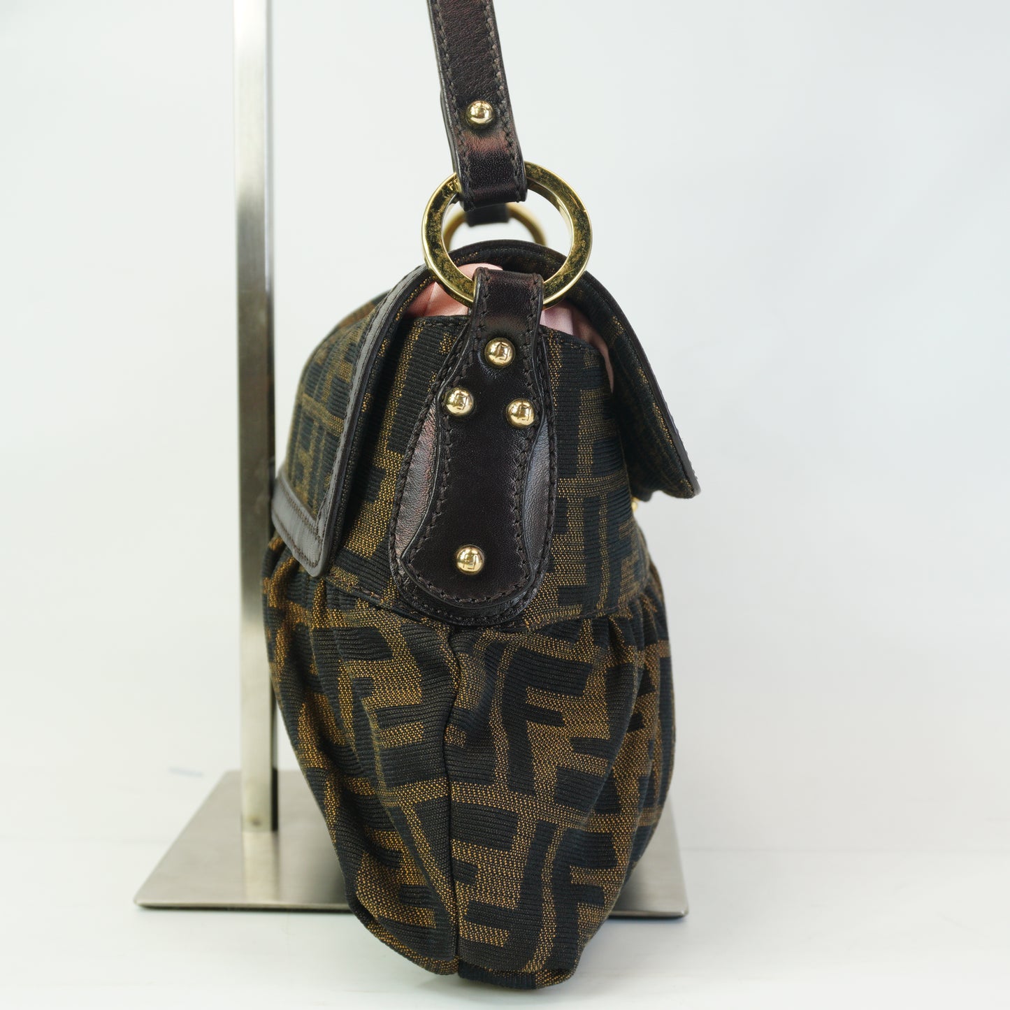 Fendi Zucca Chef Shoulder Bag Medium GHW