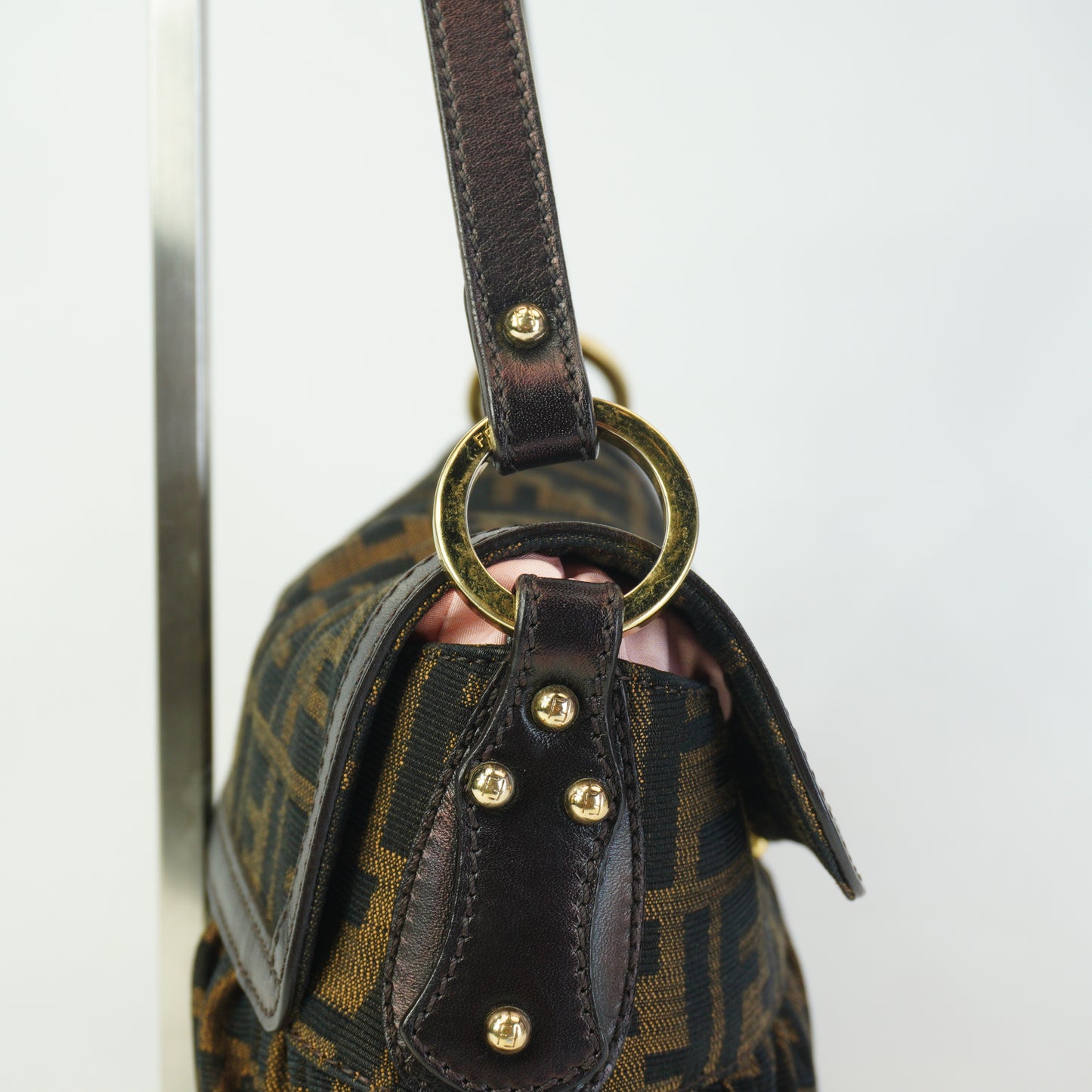 Fendi Zucca Chef Shoulder Bag Medium GHW