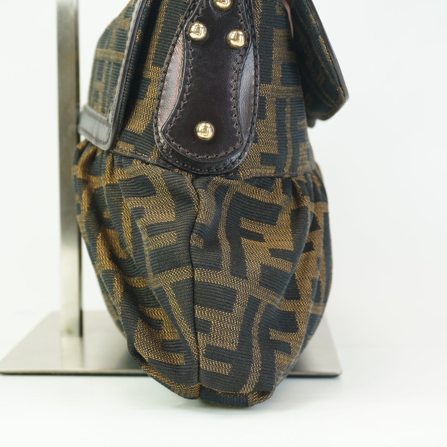 Fendi Zucca Chef Shoulder Bag Medium GHW