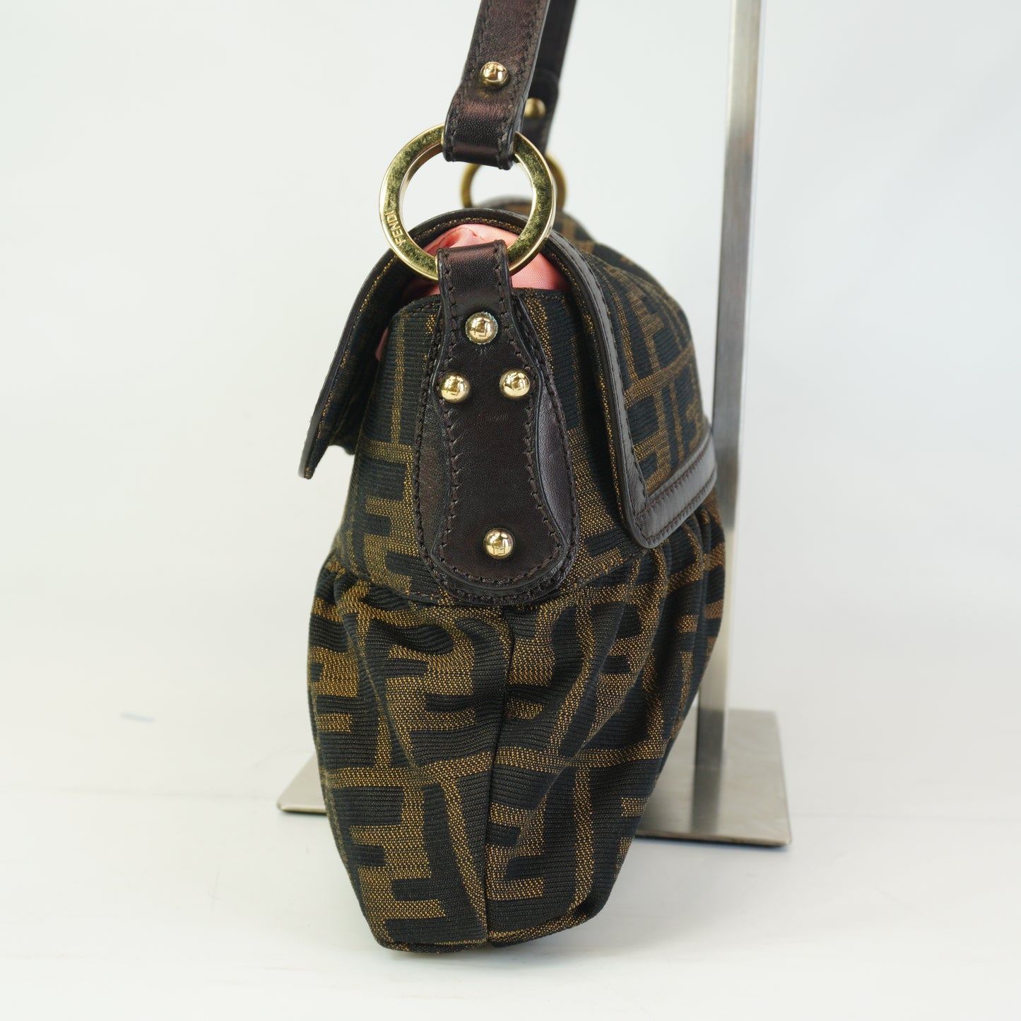 Fendi Zucca Chef Shoulder Bag Medium GHW