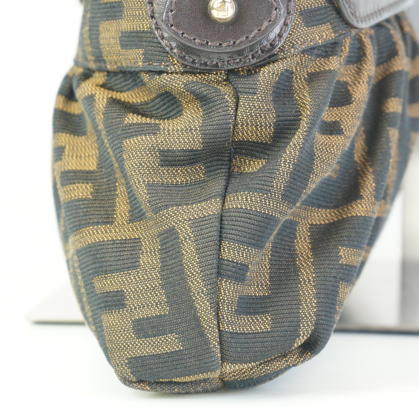 Fendi Zucca Chef Shoulder Bag Medium GHW