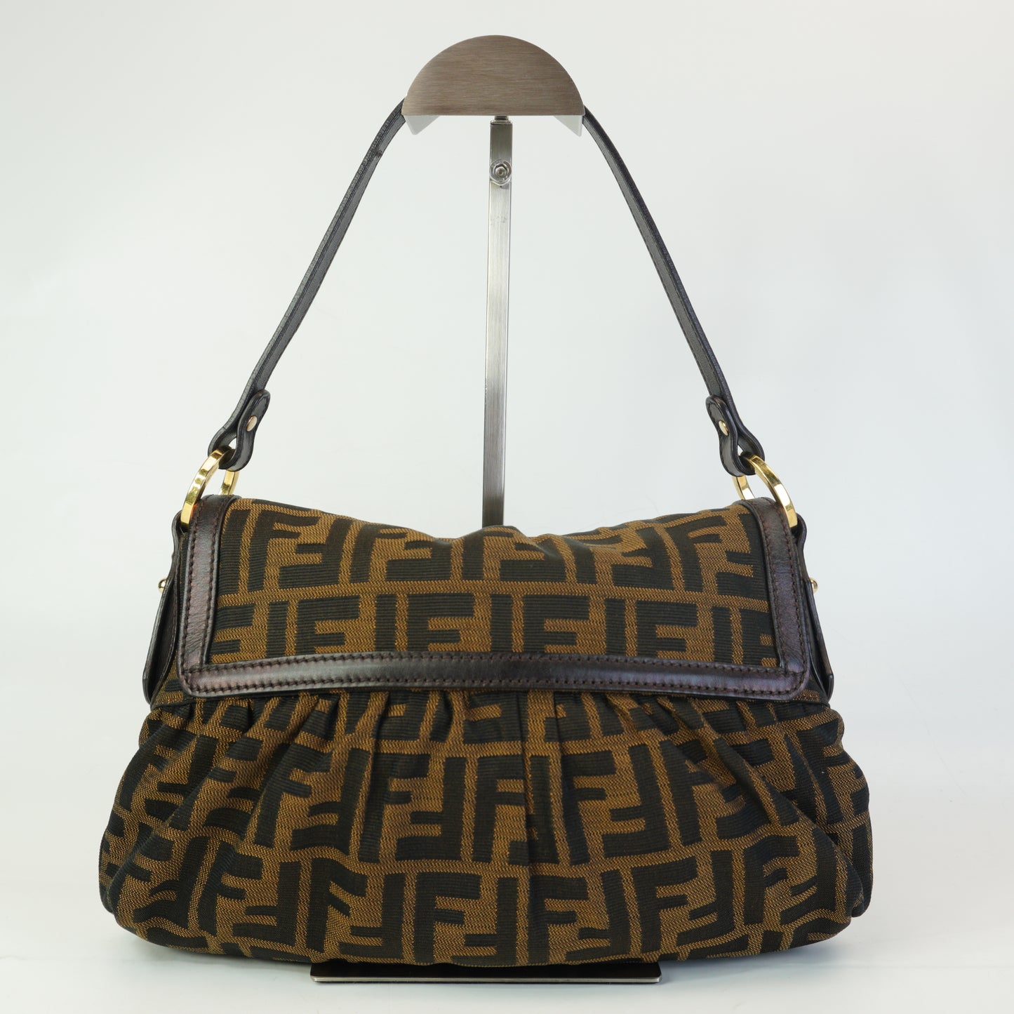 Fendi Zucca Chef Shoulder Bag Medium GHW