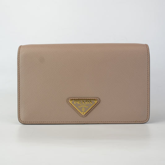 Prada Saffiano Leather Beige