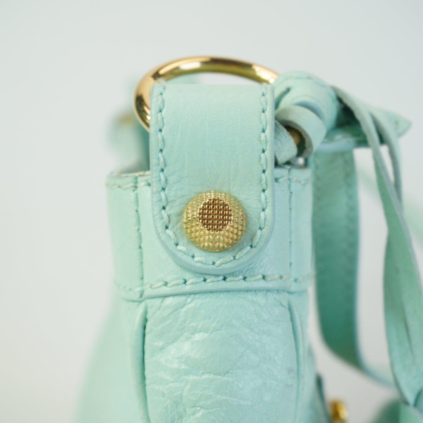 Balenciaga Hip Crossbody Bag Vert Jade Small GHW