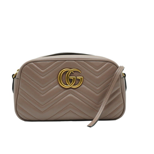 Gucci Soho Leather Disco Bag Cream GHW Small