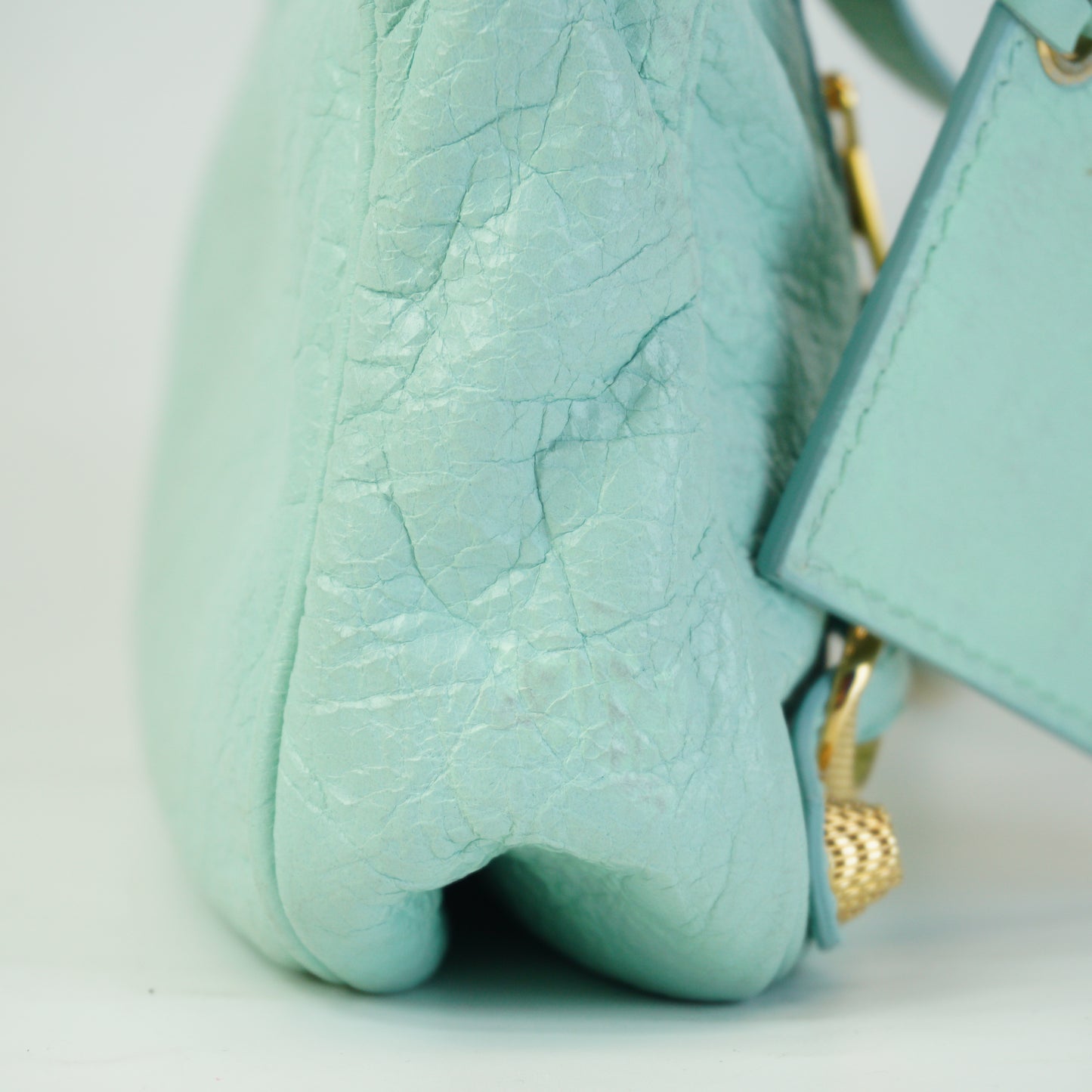 Balenciaga Hip Crossbody Bag Vert Jade Small GHW