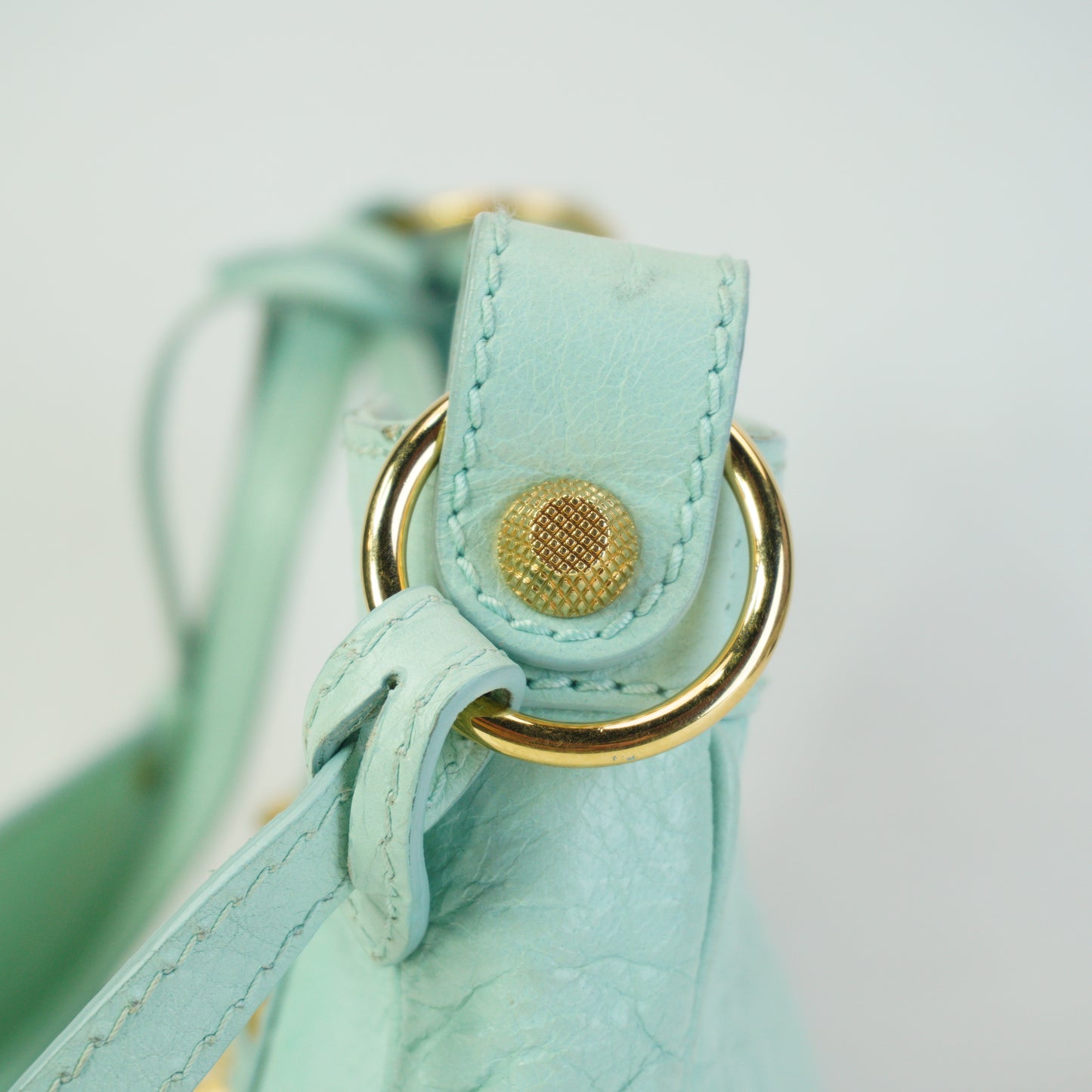 Balenciaga Hip Crossbody Bag Vert Jade Small GHW