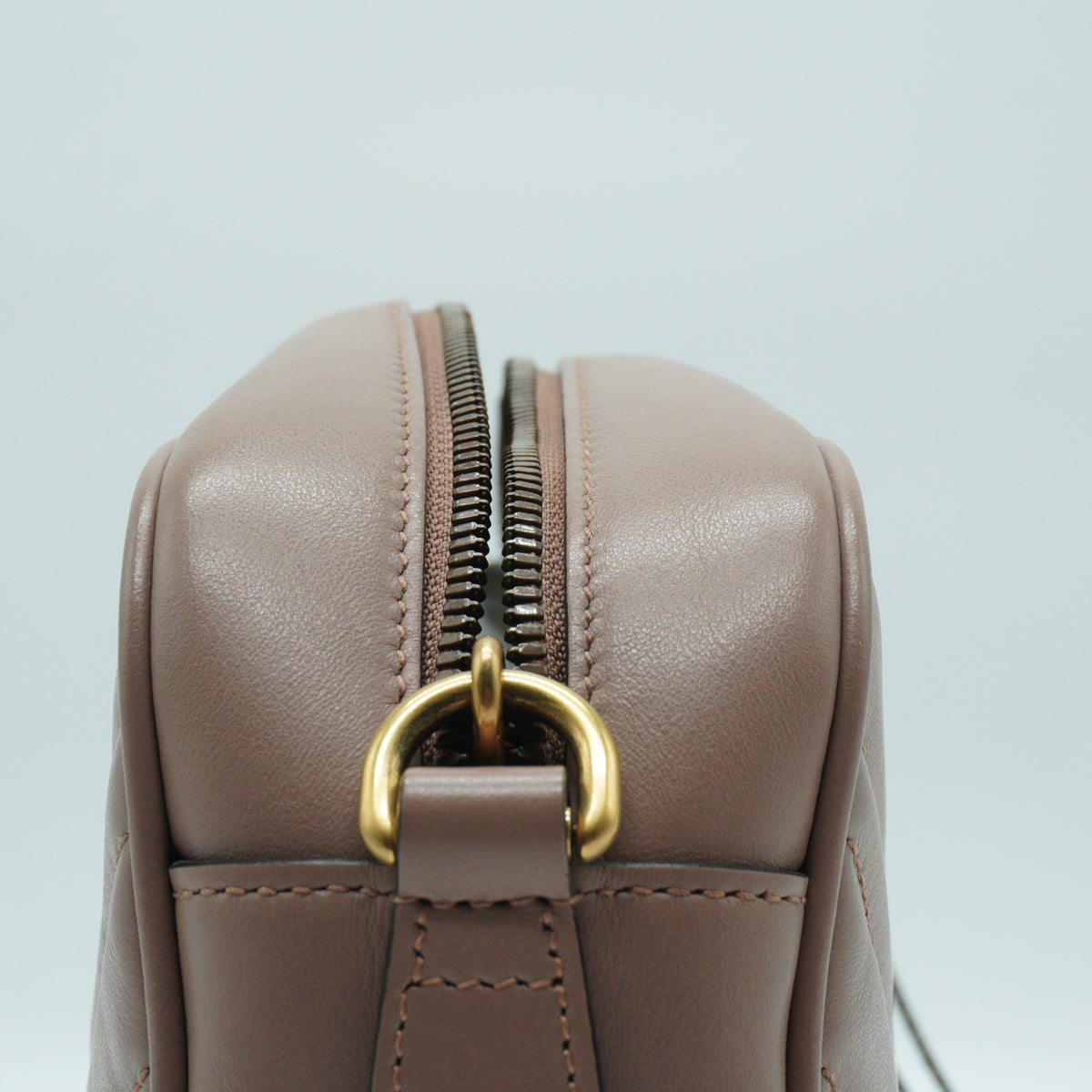 Gucci Soho Leather Disco Bag Cream GHW Small