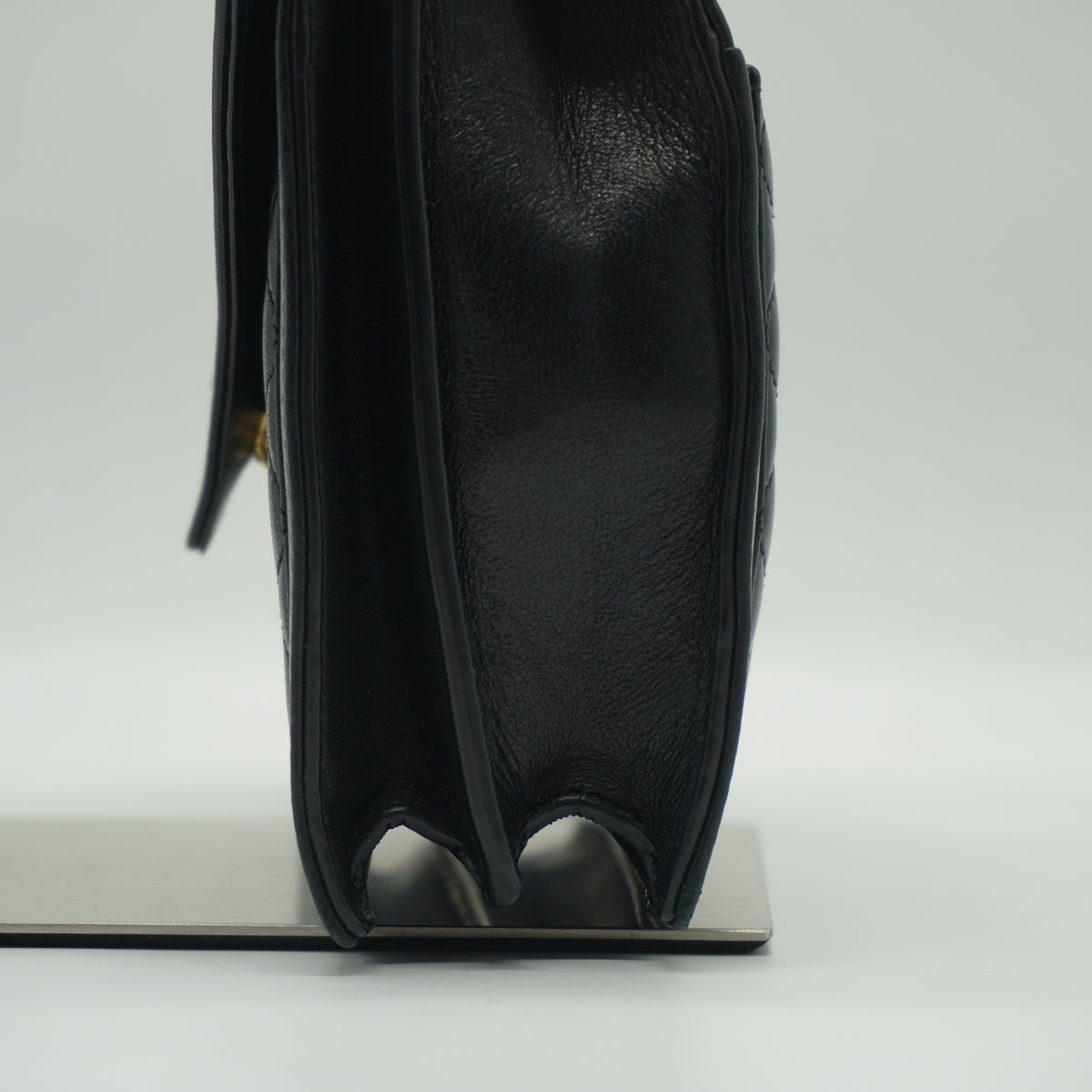 YSL	Gaby Shoulder Black Bag Small GHW