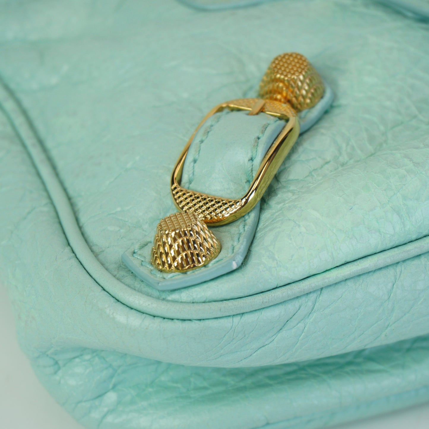 Balenciaga Hip Crossbody Bag Vert Jade Small GHW
