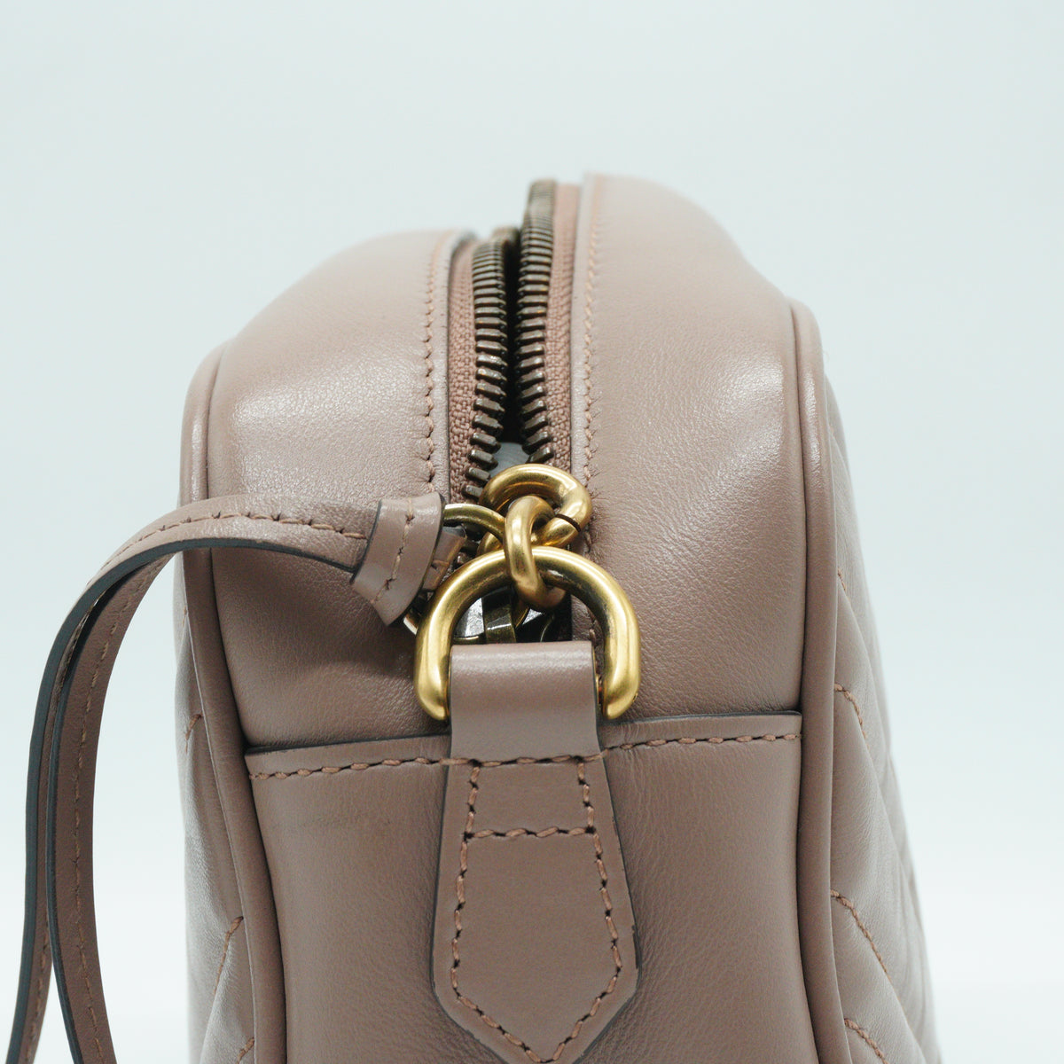 Gucci Soho Leather Disco Bag Cream GHW Small