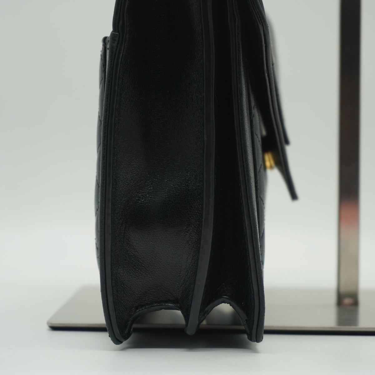 YSL	Gaby Shoulder Black Bag Small GHW