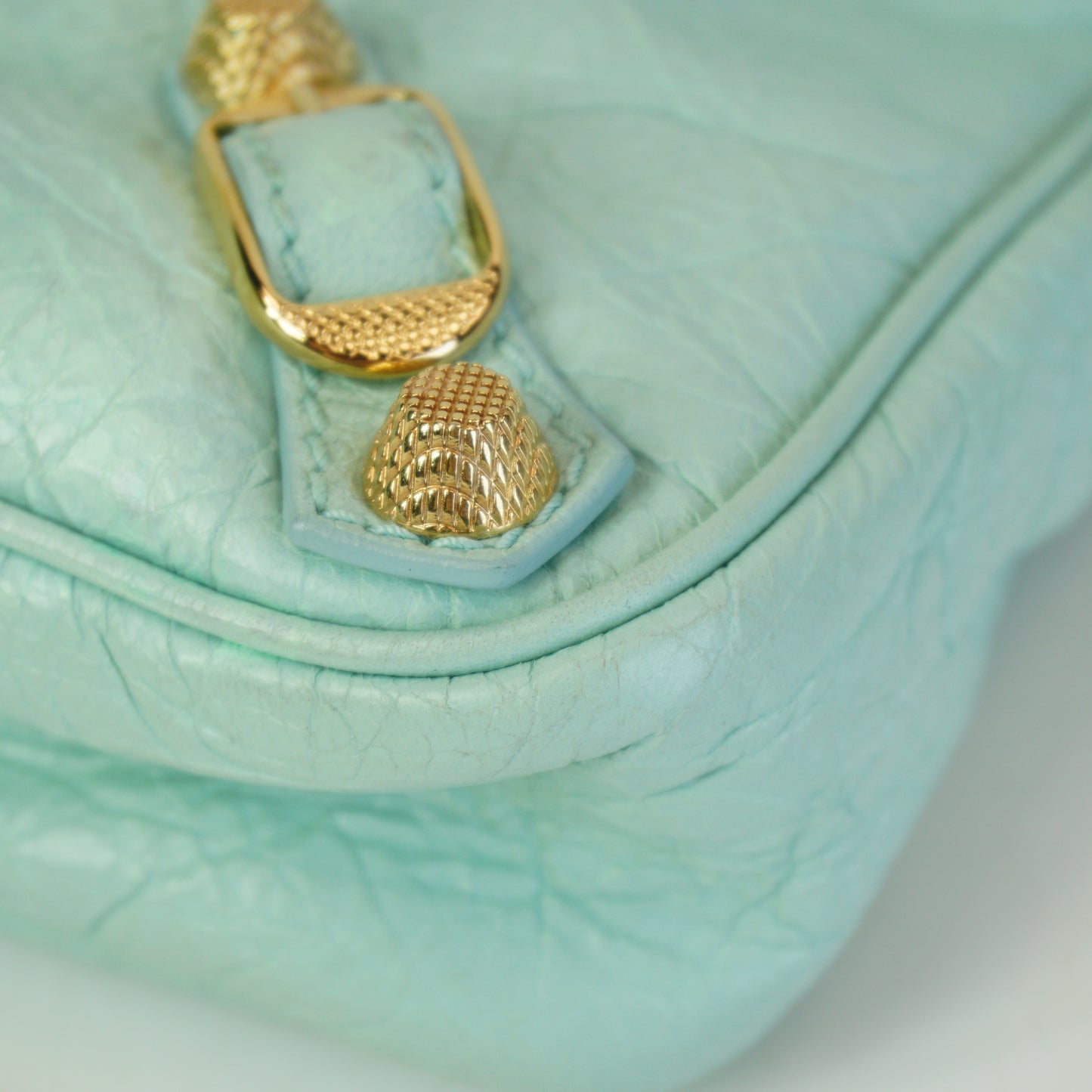 Balenciaga Hip Crossbody Bag Vert Jade Small GHW