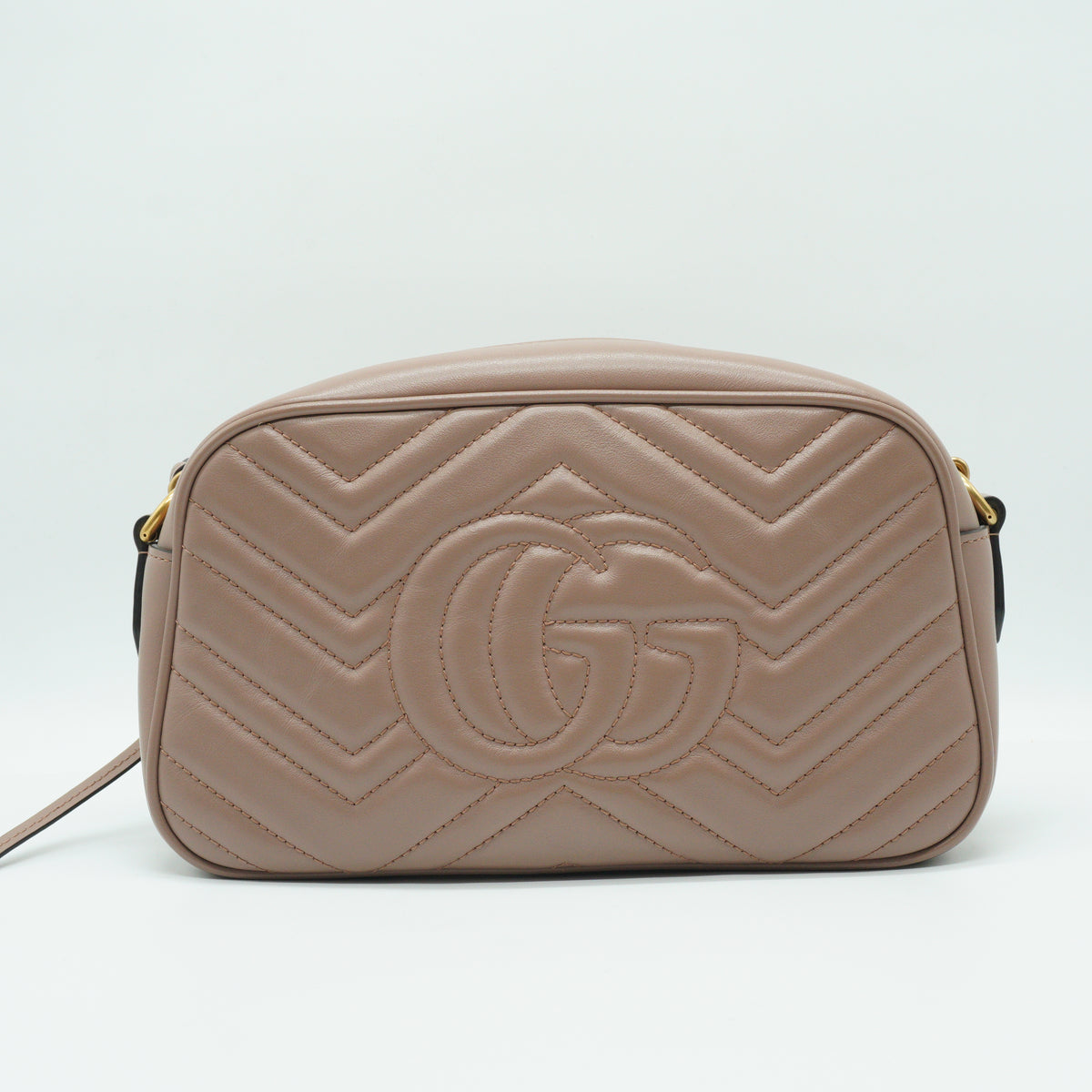 Gucci Soho Leather Disco Bag Cream GHW Small