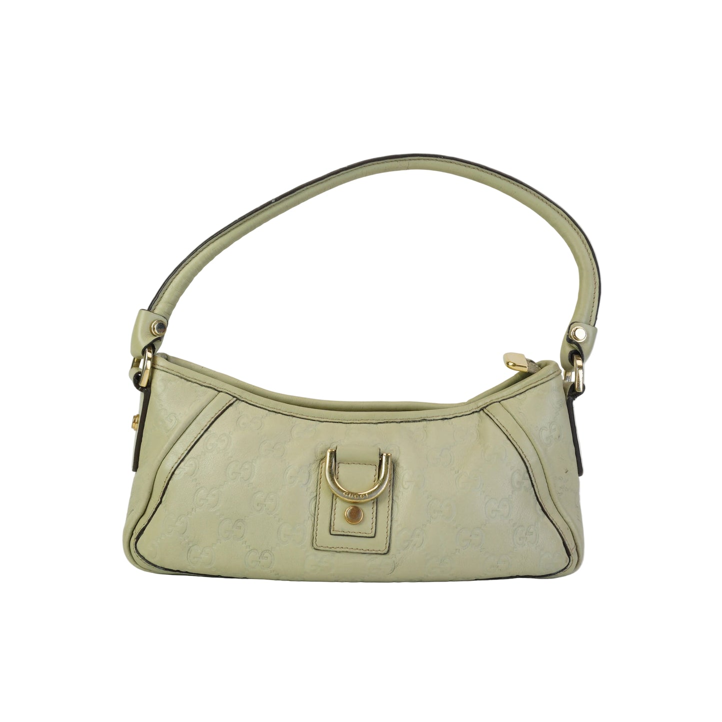 Gucci Abbey D-Ring Pochette Ivory Small GHW
