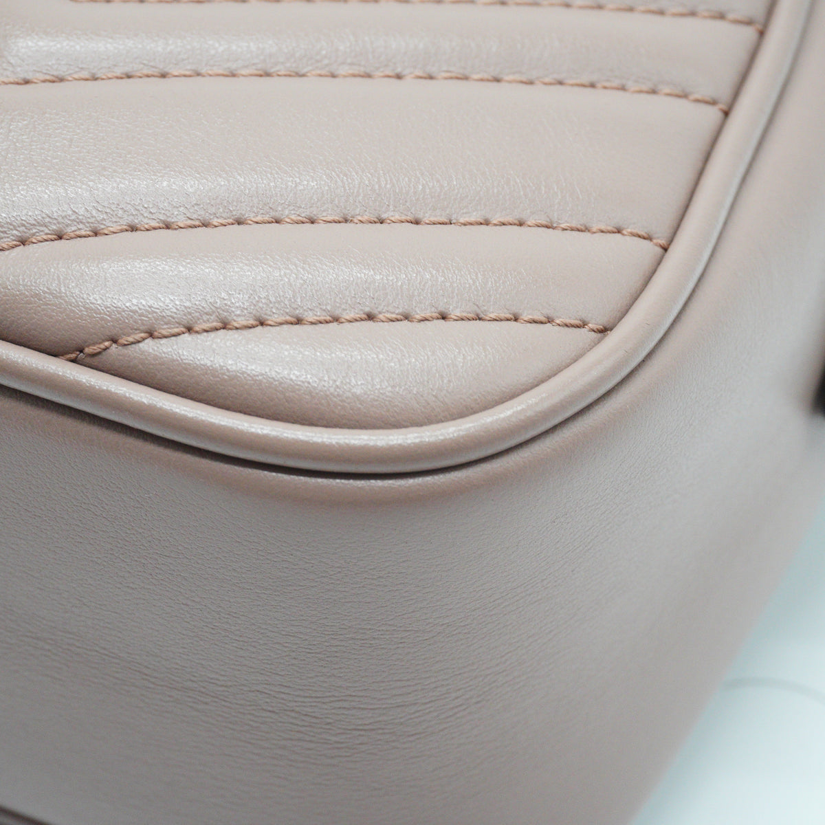 Gucci Soho Leather Disco Bag Cream GHW Small