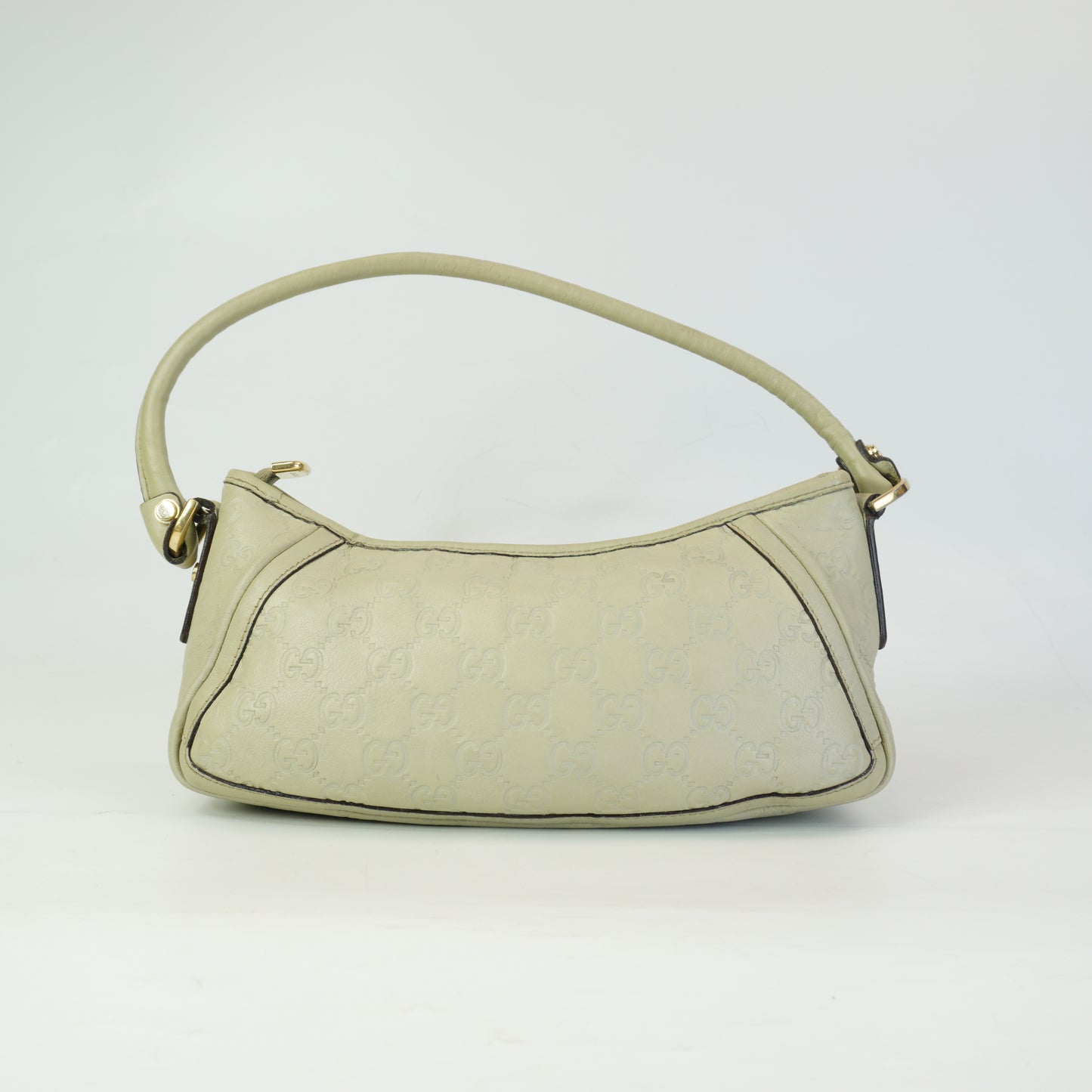 Gucci Abbey D-Ring Pochette Ivory Small GHW