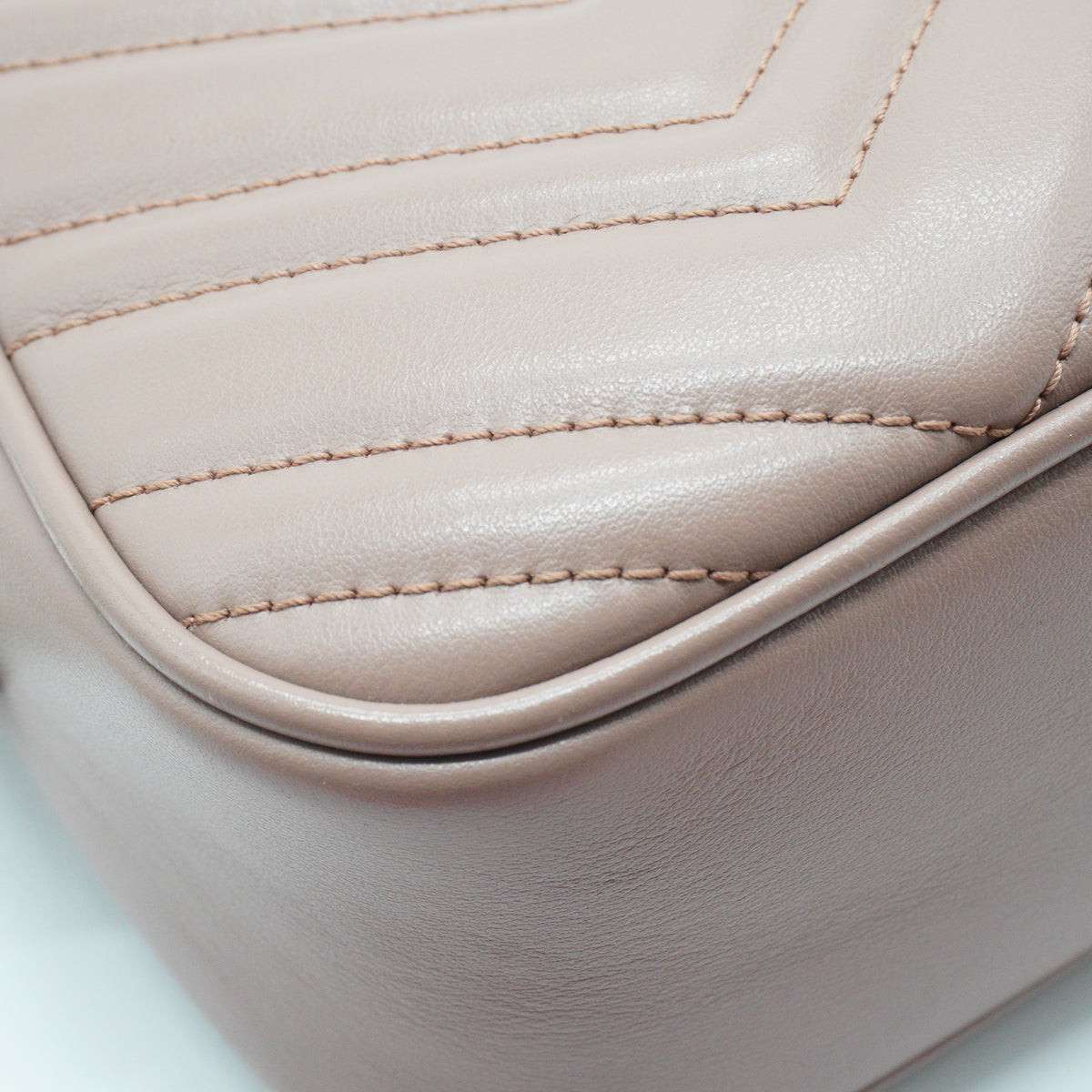 Gucci Soho Leather Disco Bag Cream GHW Small