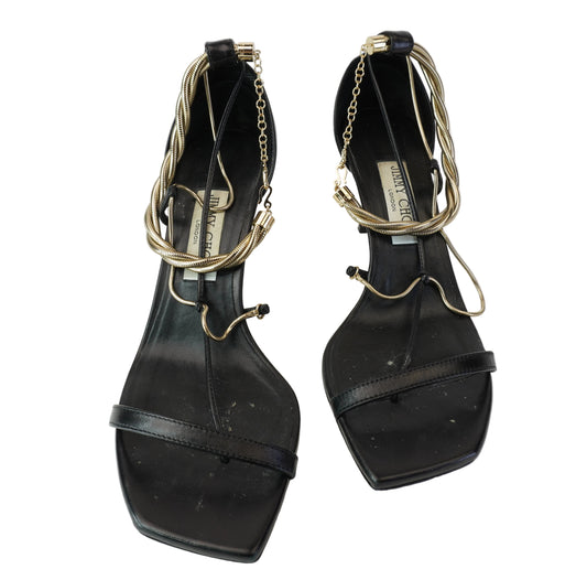 Jimmy Choo Oriana Sandals Ankle Chain size  39