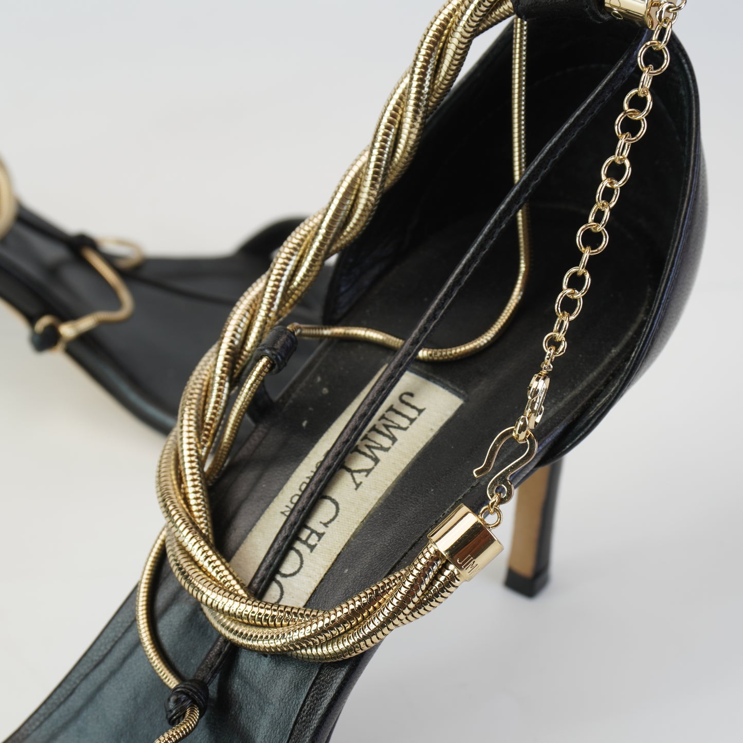 Jimmy Choo Oriana Sandals Ankle Chain size  39