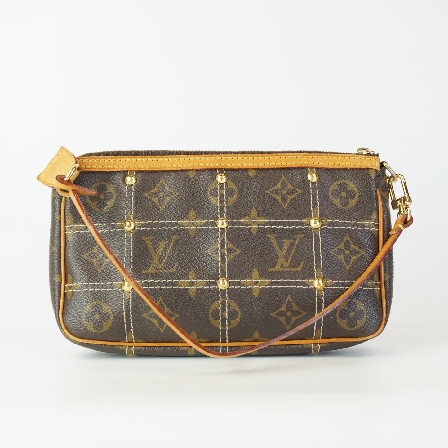 Louis Vuitton	Limited Edition Mono Canvas Pochette