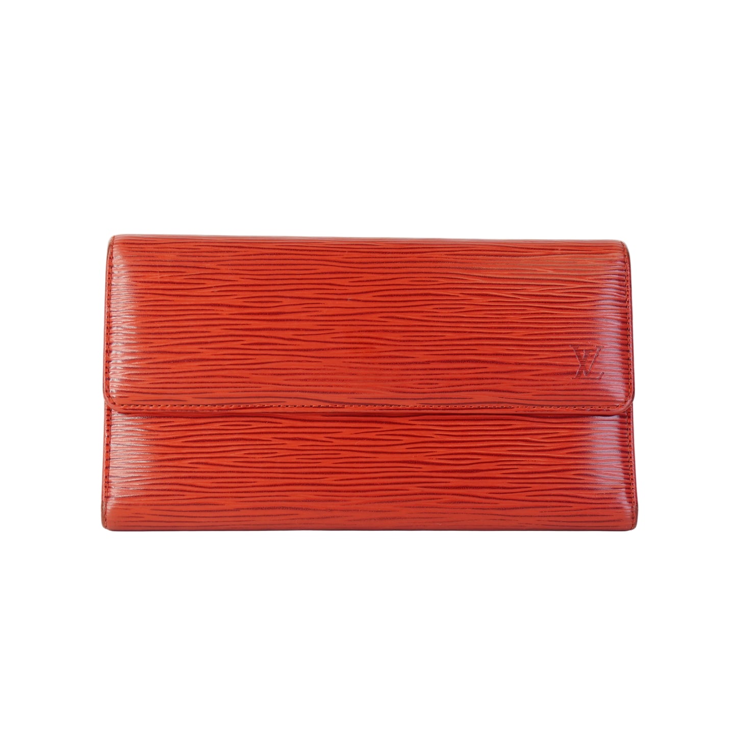 Louis Vuitton	Epi Wallet Red