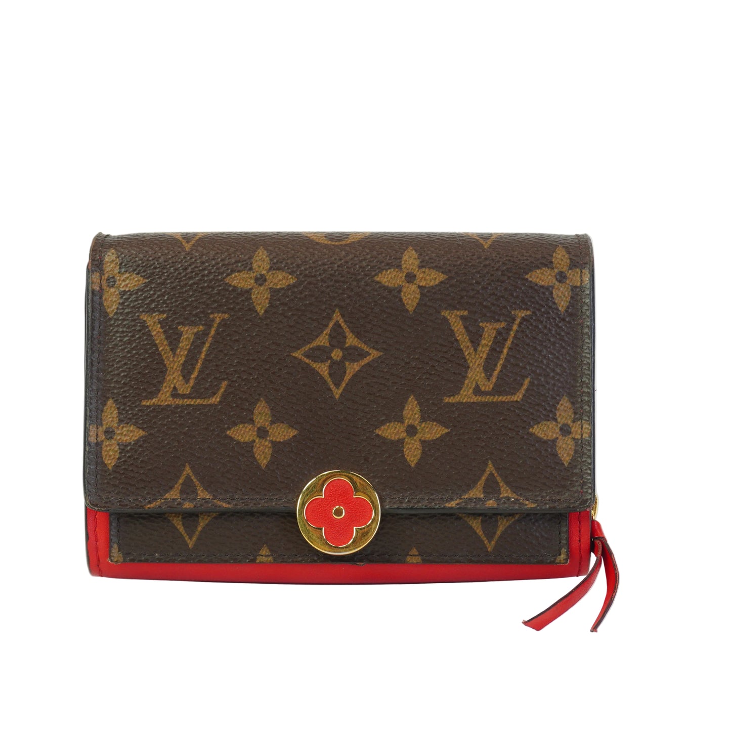 Louis Vuitton	Mono Flore Compact Wallet