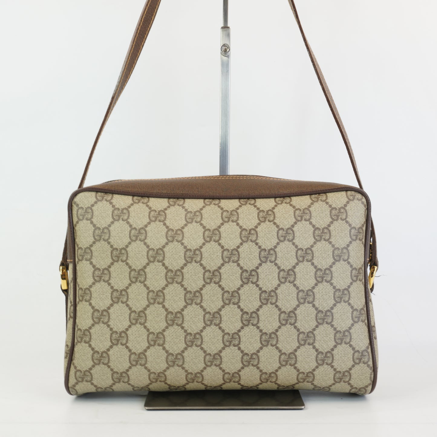 Gucci GG Supreme Web Sherry Line Bag GHW Small
