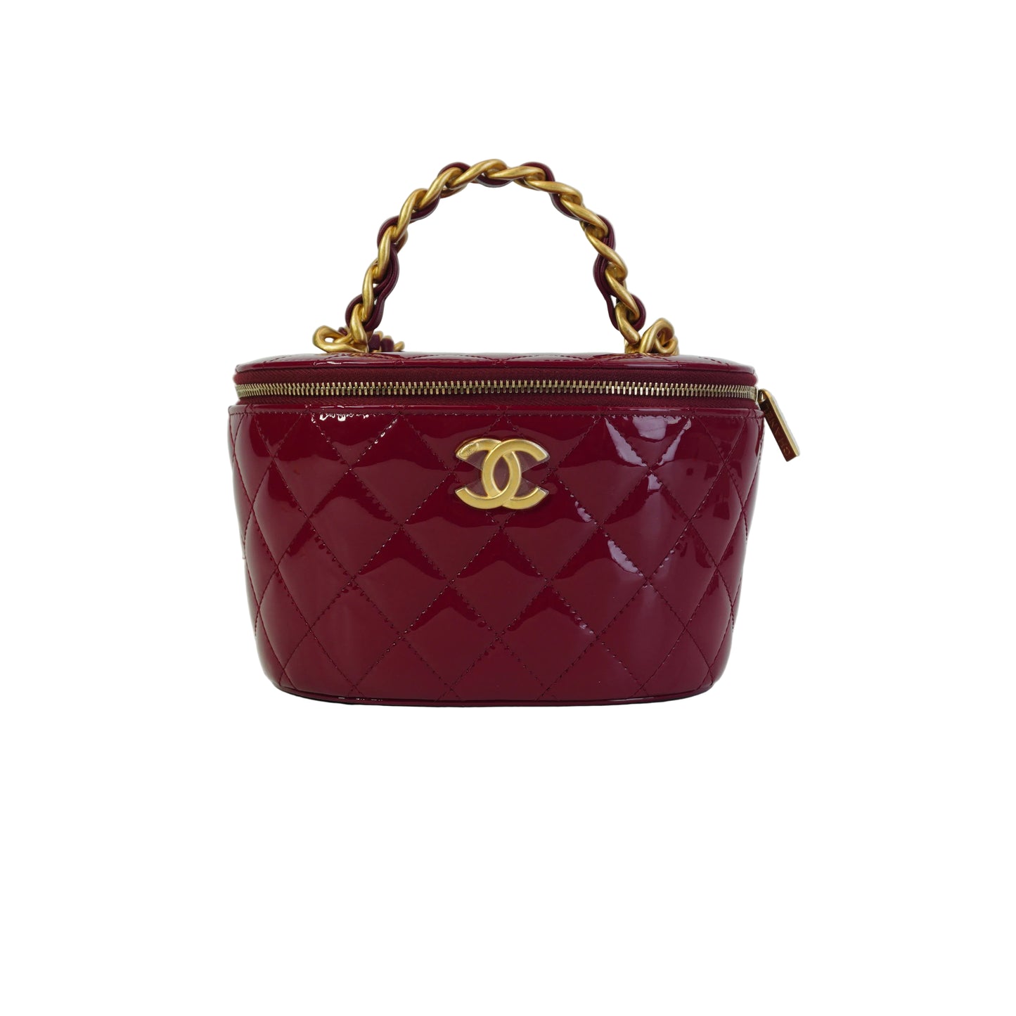 Chanel Serving Summer Patent GHW Red