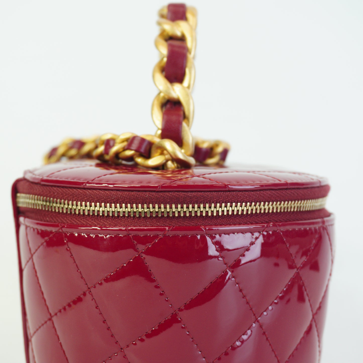 Chanel Serving Summer Patent GHW Red