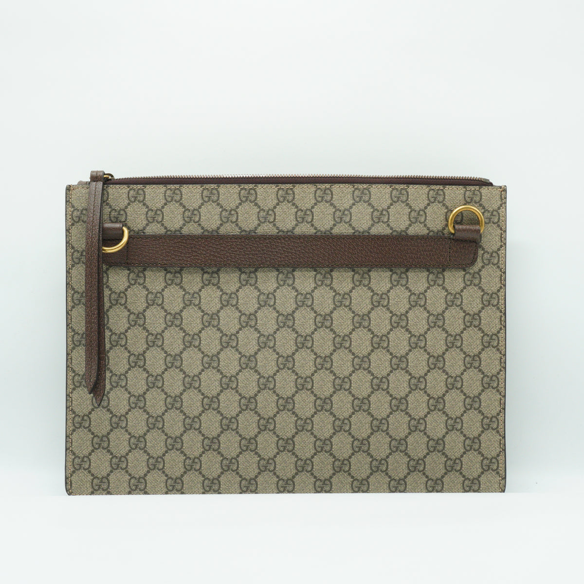 Gucci GG Supreme Courrier Pouch GHW Medium