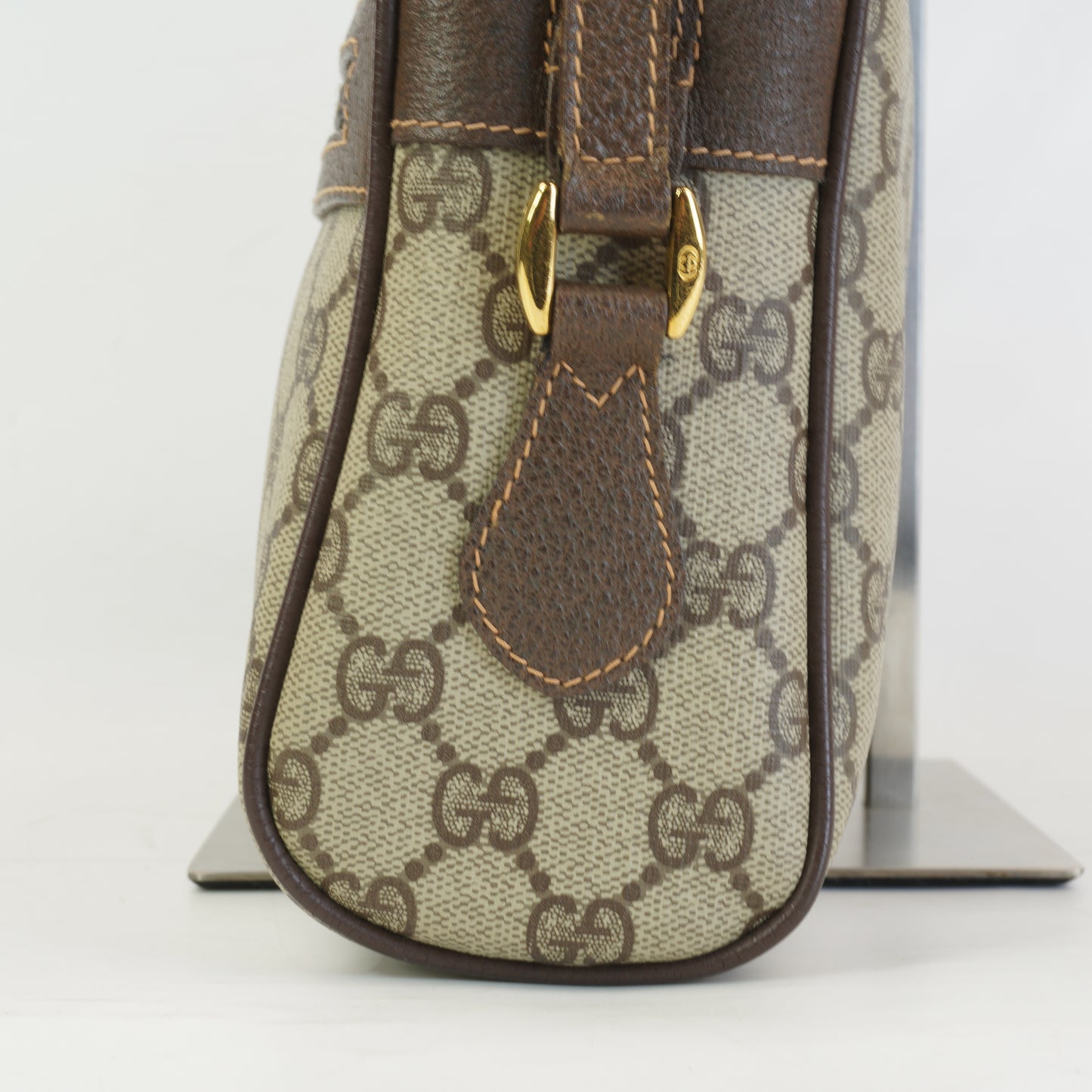 Gucci GG Supreme Web Sherry Line Bag GHW Small