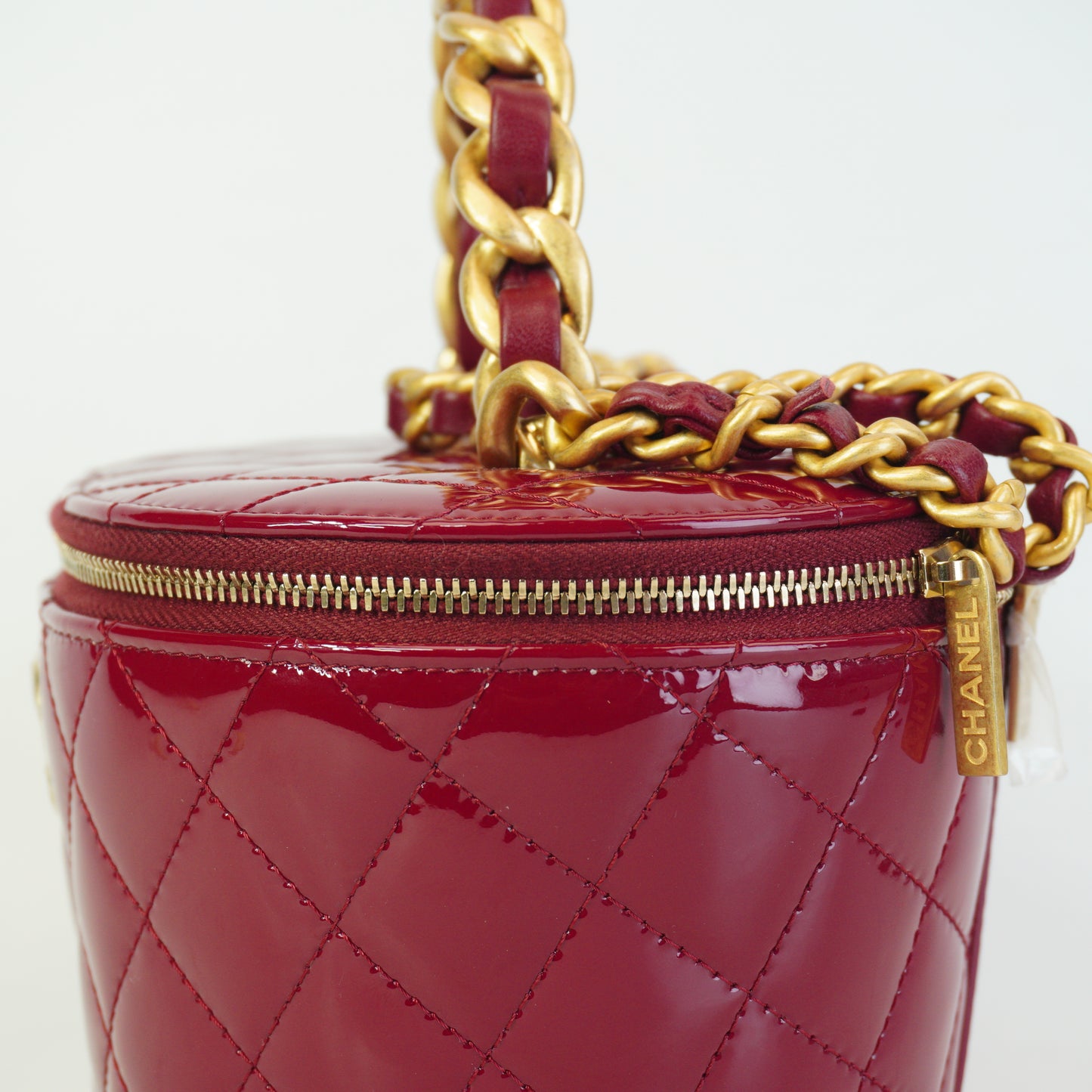 Chanel Serving Summer Patent GHW Red