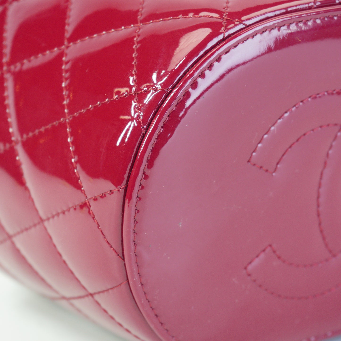 Chanel Serving Summer Patent GHW Red