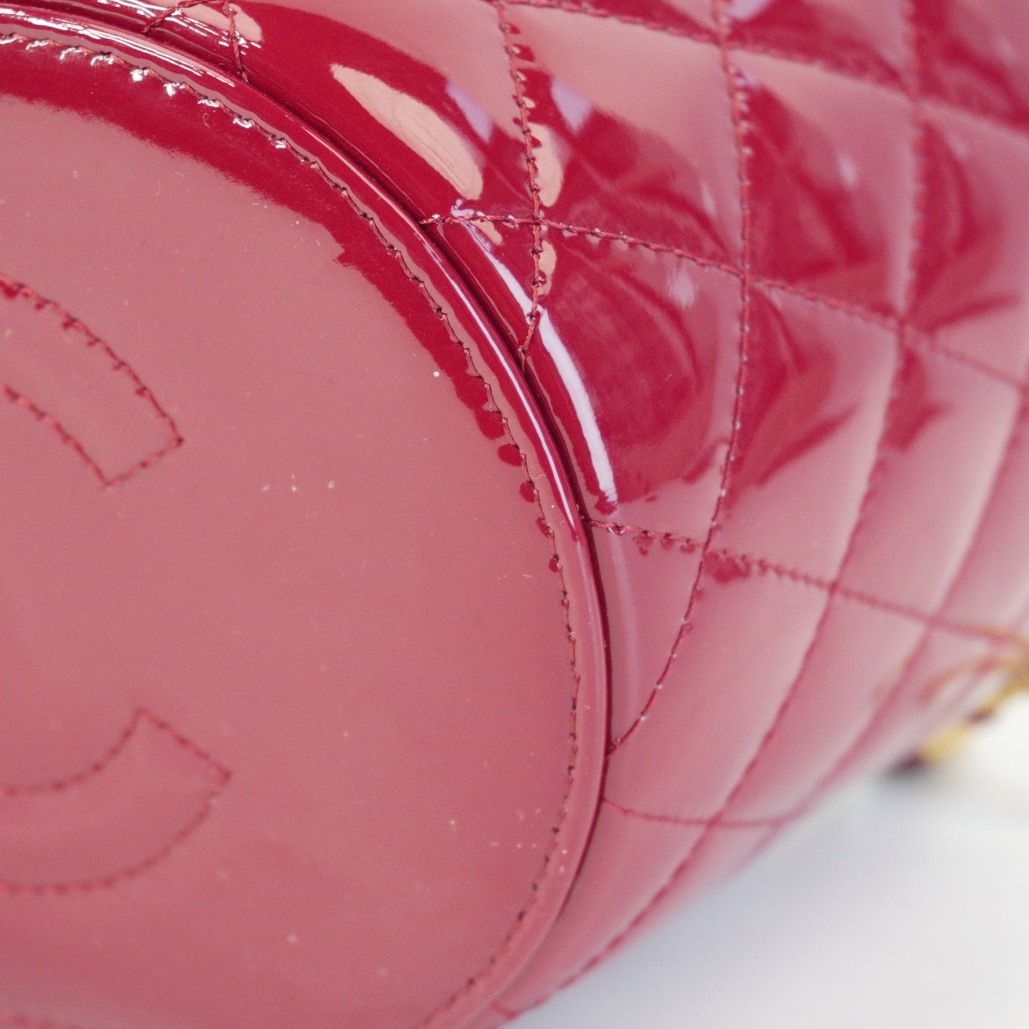 Chanel Serving Summer Patent GHW Red