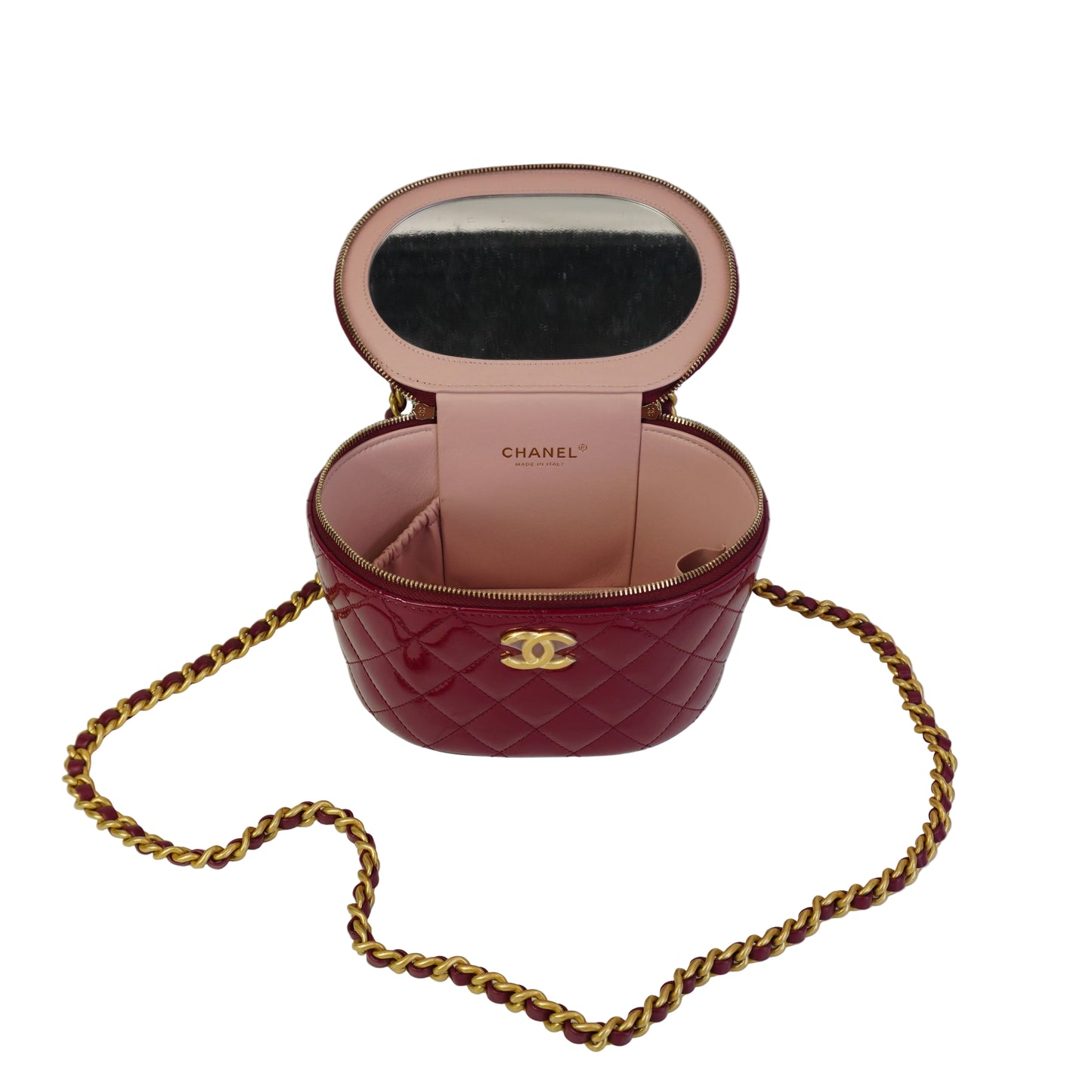 Chanel Serving Summer Patent GHW Red