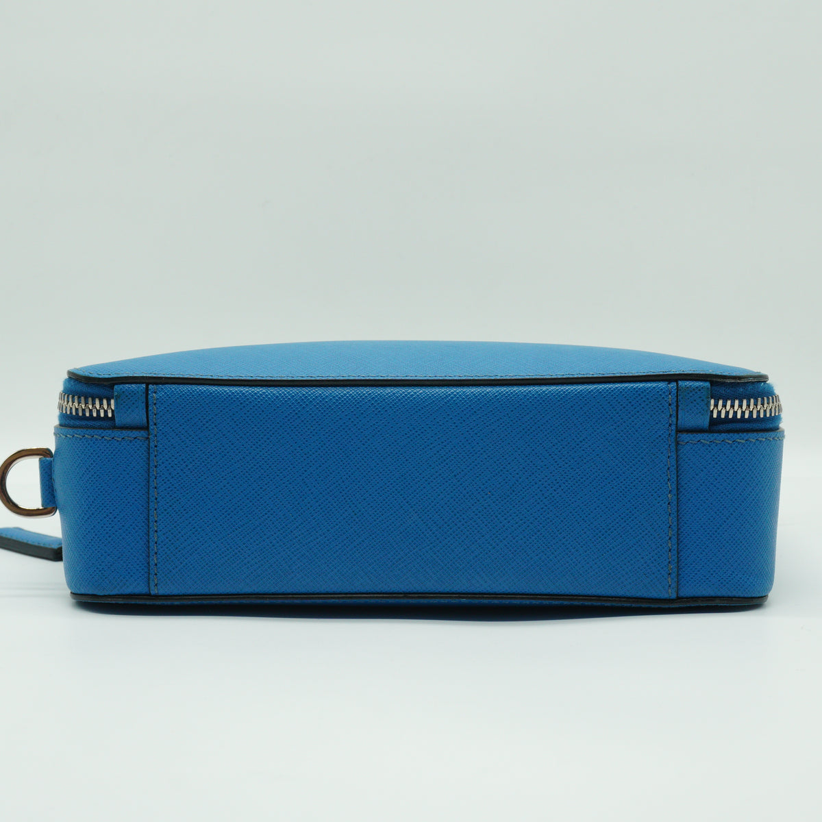 Prada Brique Saffiano Blue Small SHW