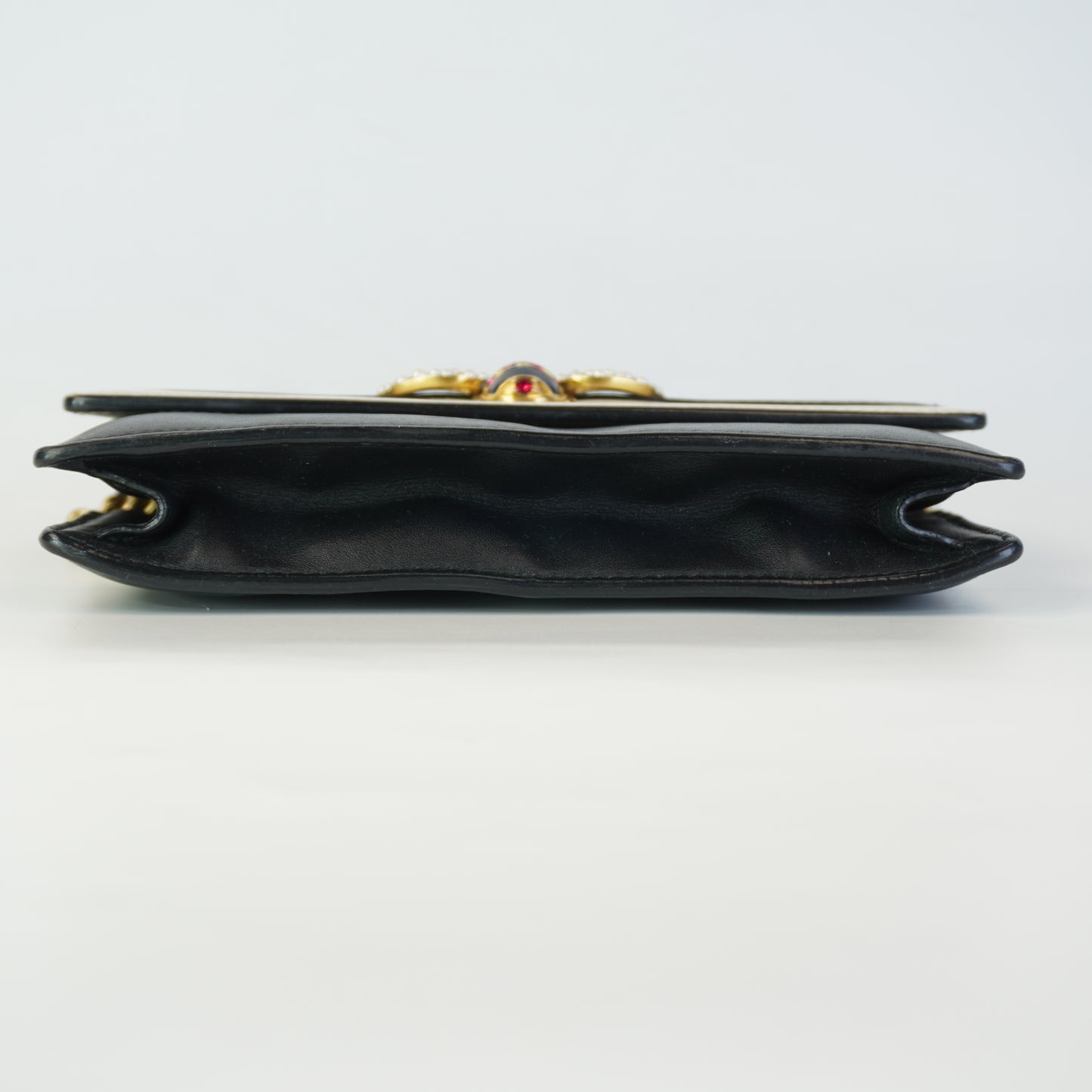 Gucci Queen Margaret Leather Wallet GHW Small